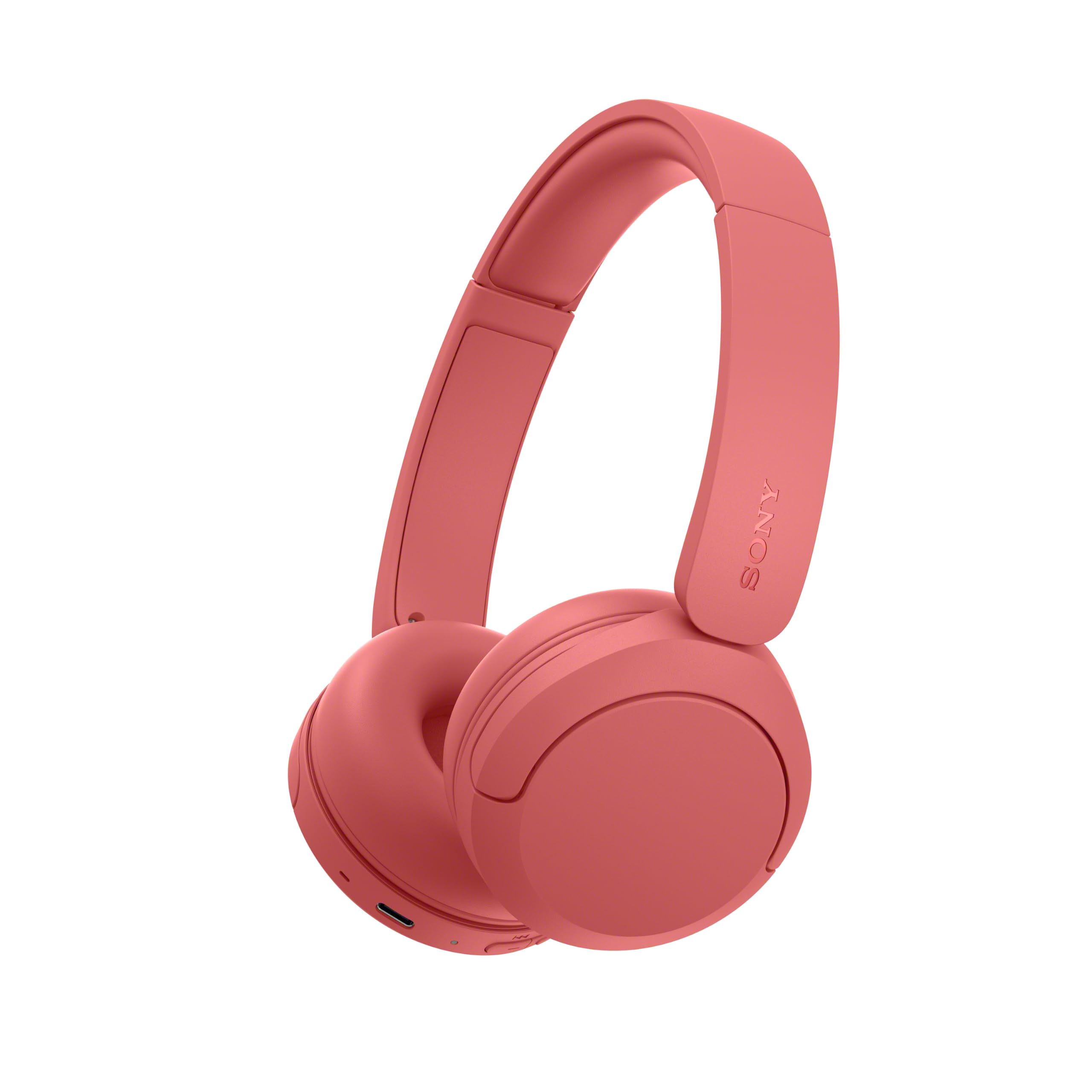 Sony WH-CH530 Wireless On-Ear Bluetooth Headphones (Coral)