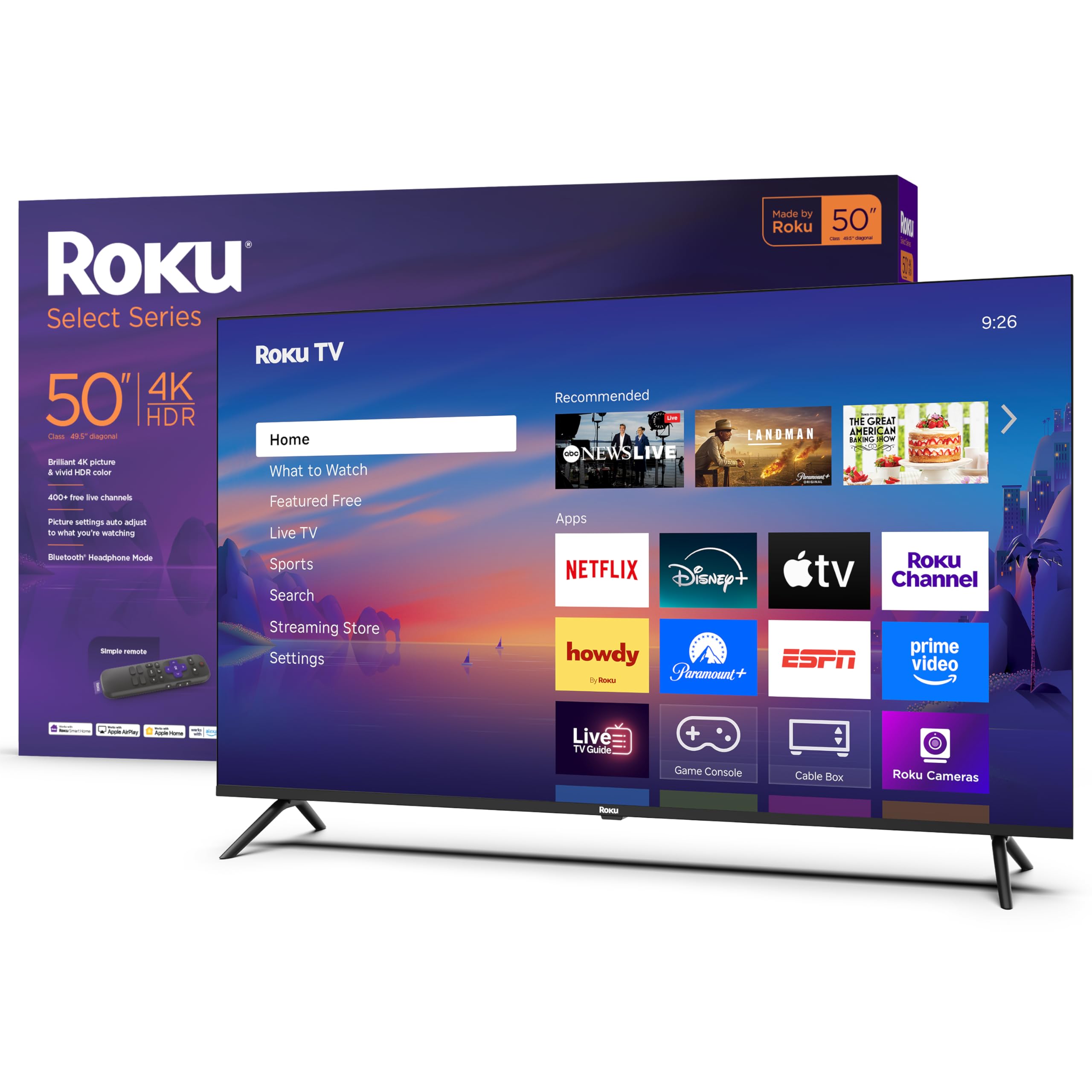 Roku Smart TV, Select Series, 4K