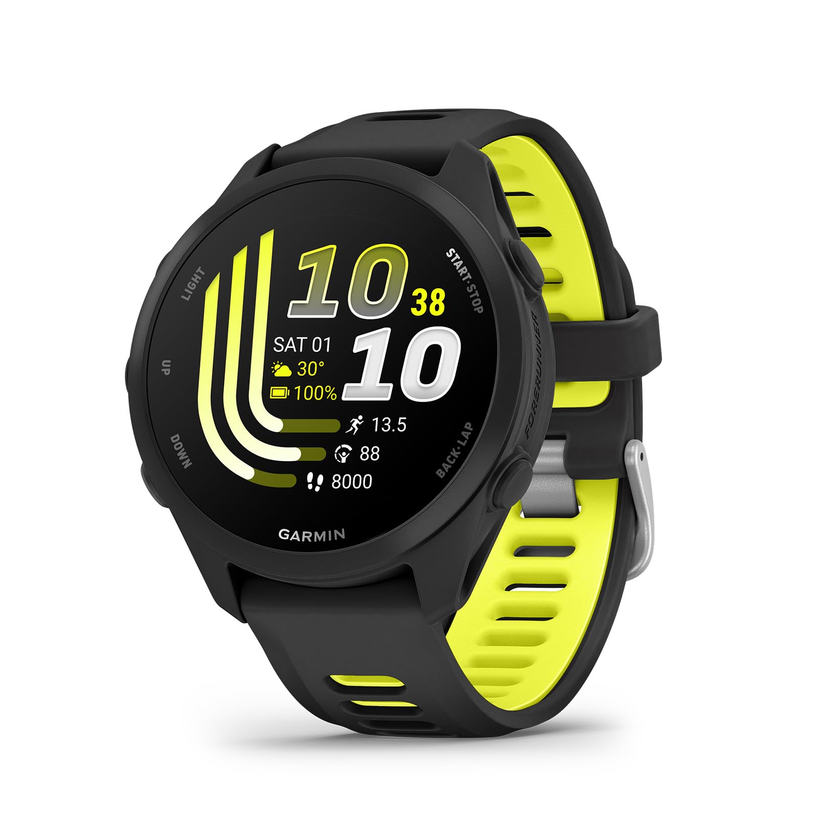 Garmin Forerunner 170, 43mm, Black/Amp Yellow