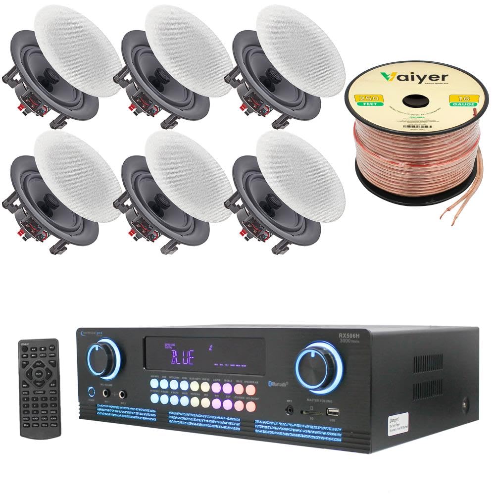Home Theater System Kit 2000 Watts Bluetooth
