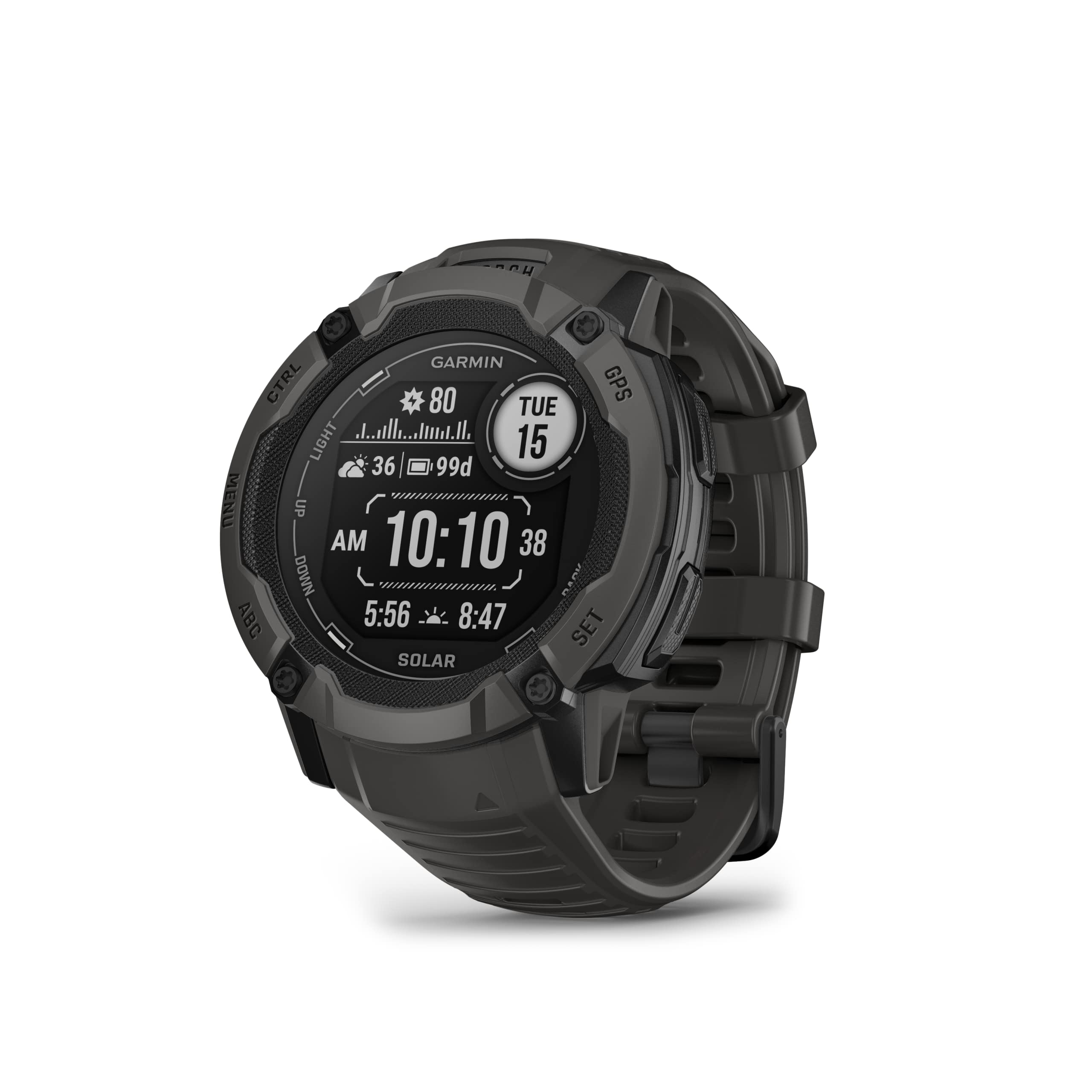 Garmin Instinct 2X Solar, Rugged GPS Smartwatch