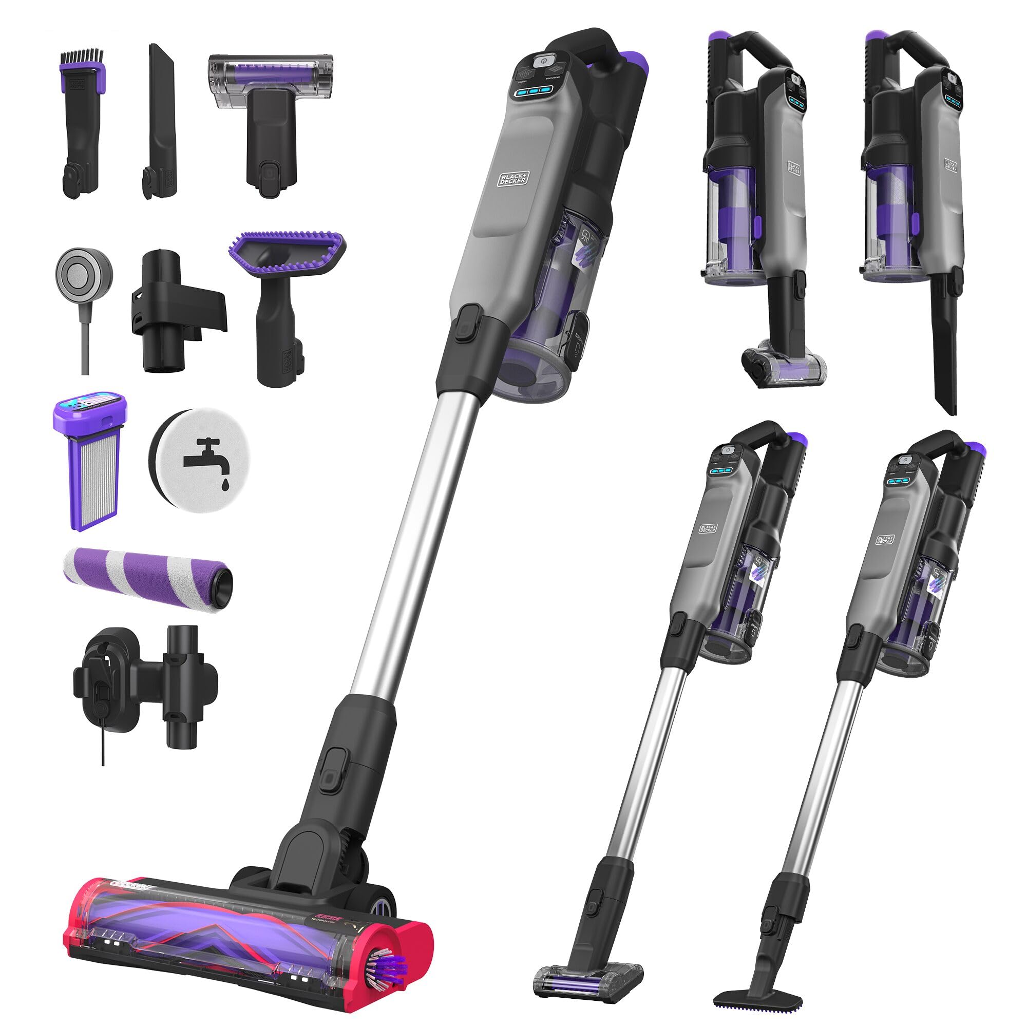 BLACK+DECKER Cordless Vacuum, Stick Vacuum Cordless