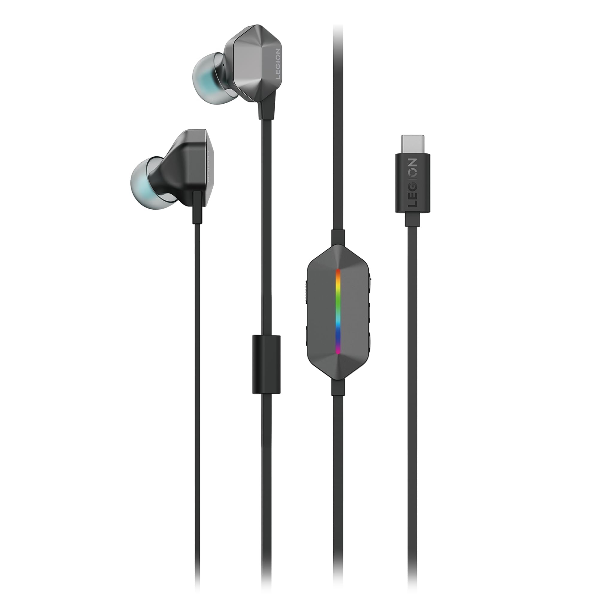 Lenovo Legion RGB Gaming in-Ear Headphones (Black)
