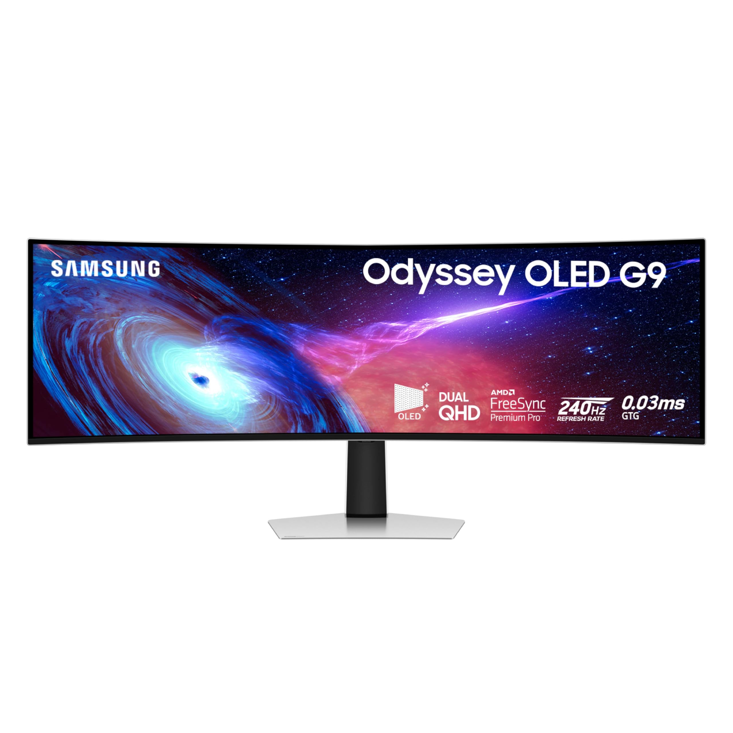 Samsung 49" Odyssey G93SC Curved Gaming Monitor (49-inch, Black)