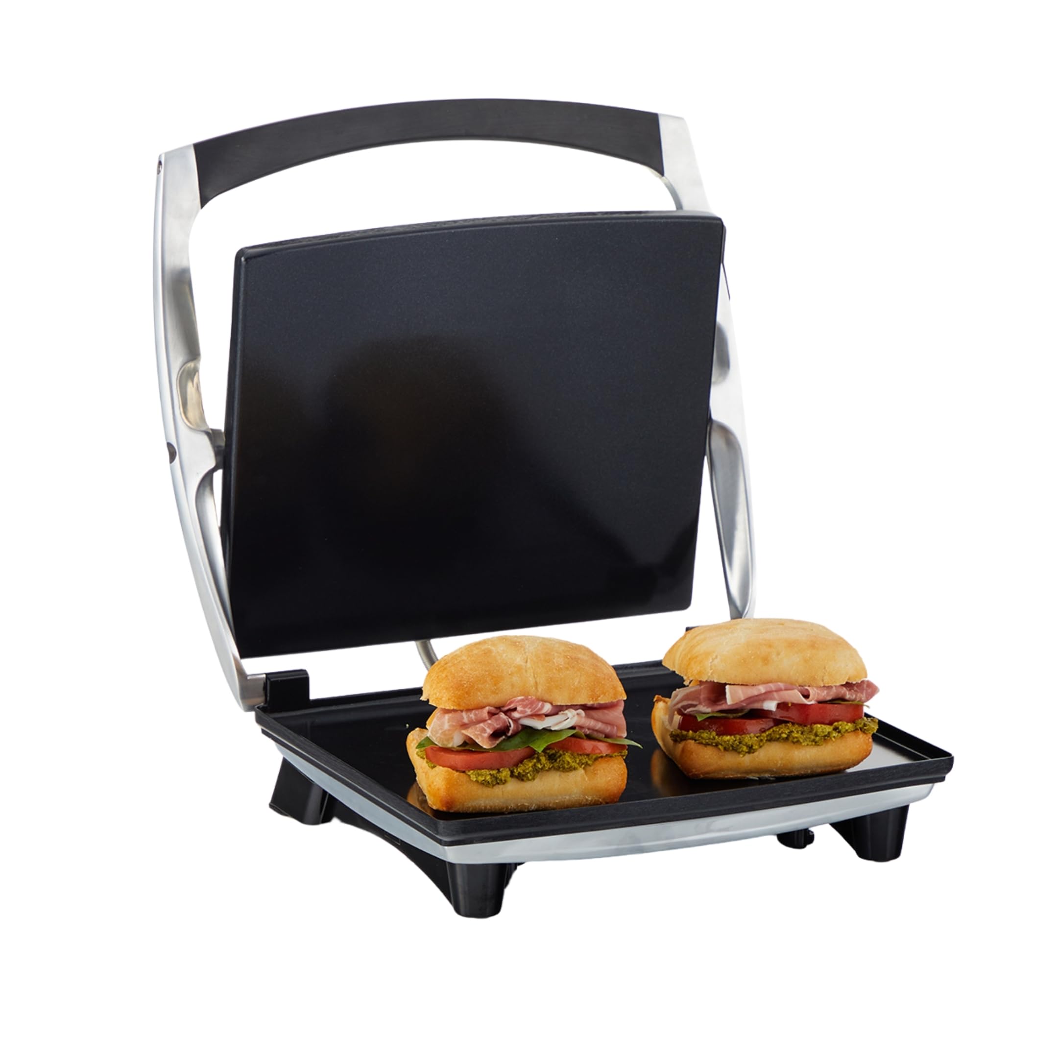 IMUSA 12x10in Stainless Steel Electric Panini Press