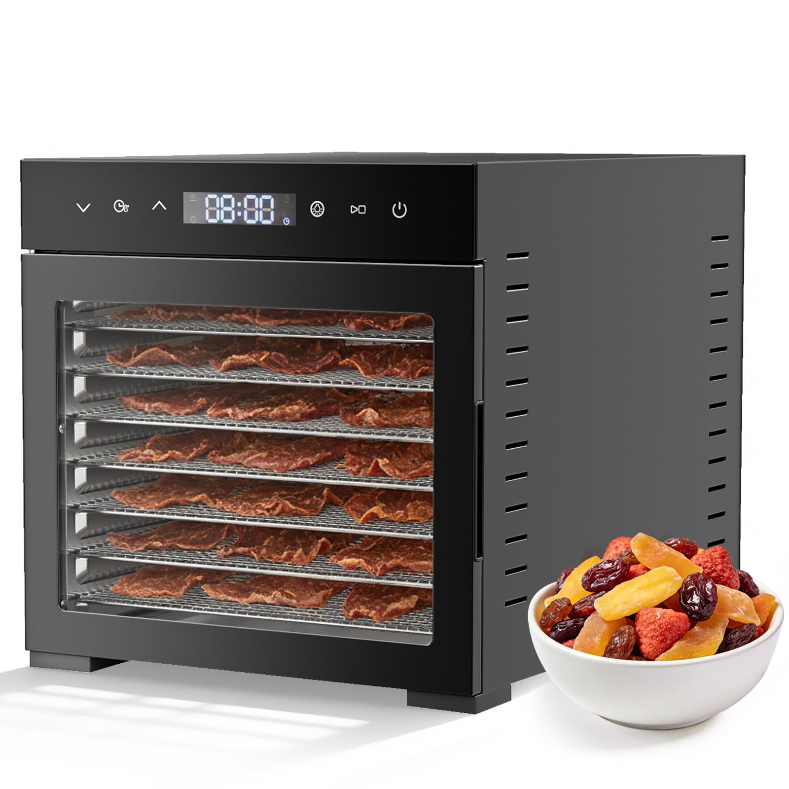 OLIXIS Food Dehydrator Machine, 500W Jerky Dehydrators