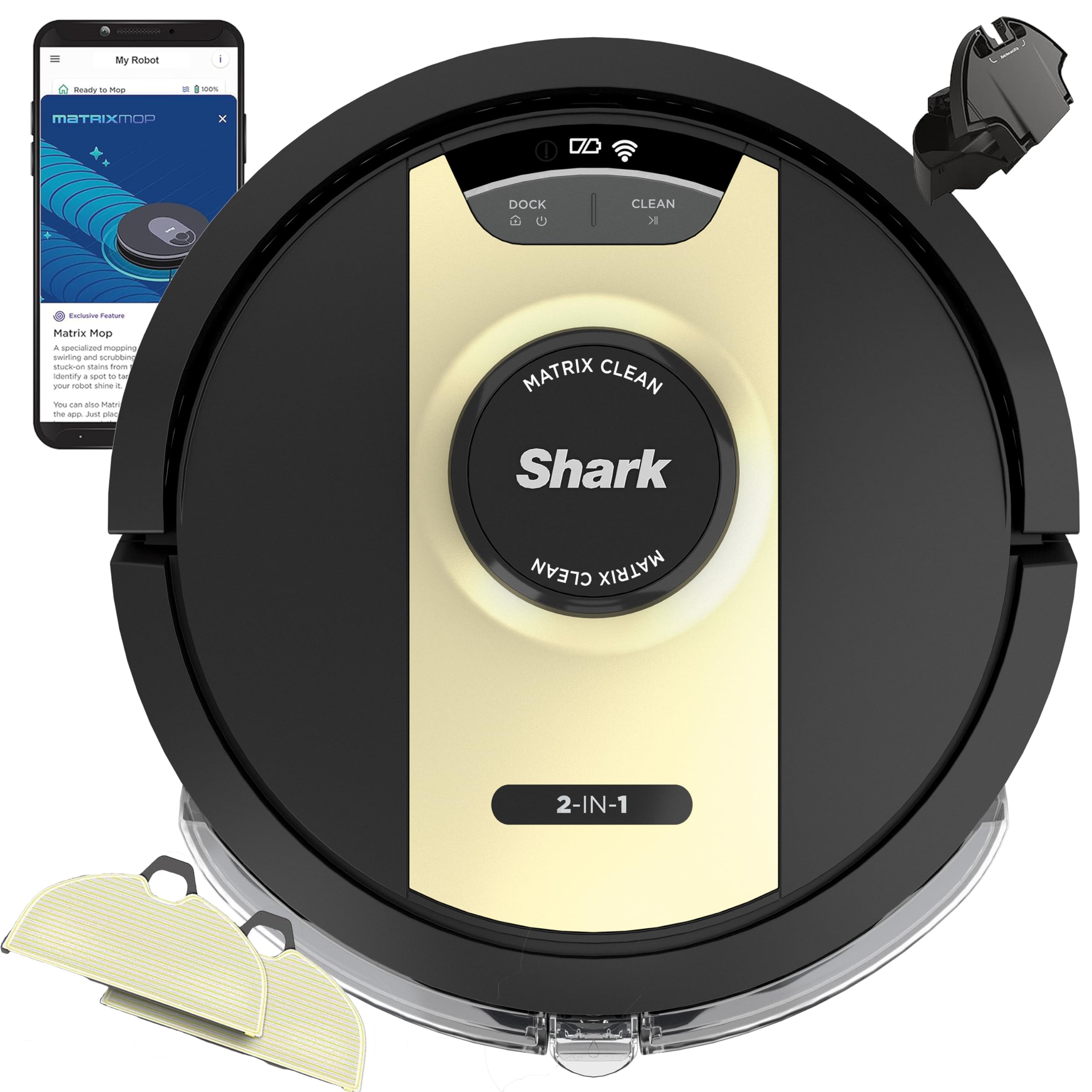 Shark RV2410WD IQ 2-in-1 Robot Vacuum Mop