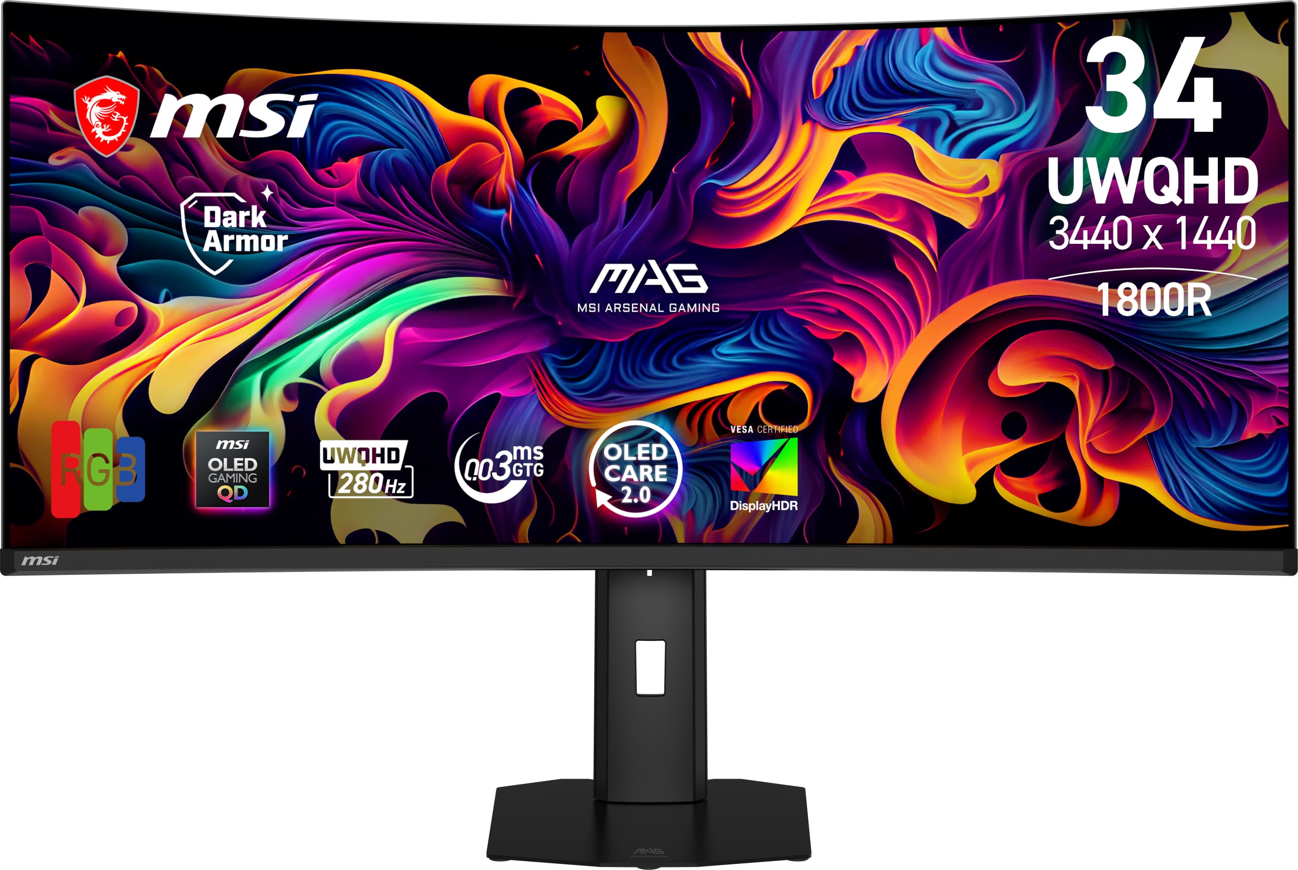 msi MAG 341CQP QD-OLED X28 34" UWQHD