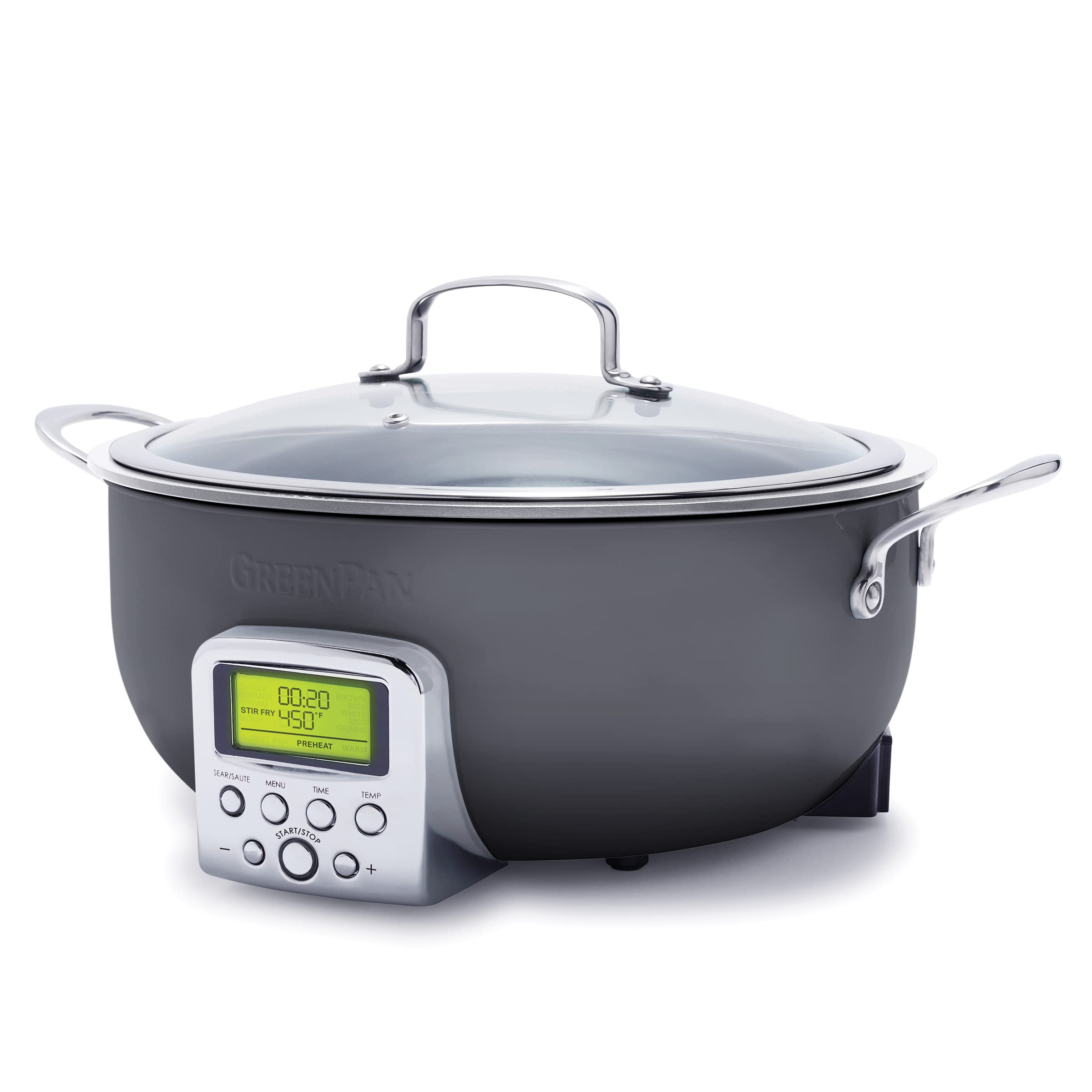 GreenPan Elite Essential Smart Electric 6QT Skillet