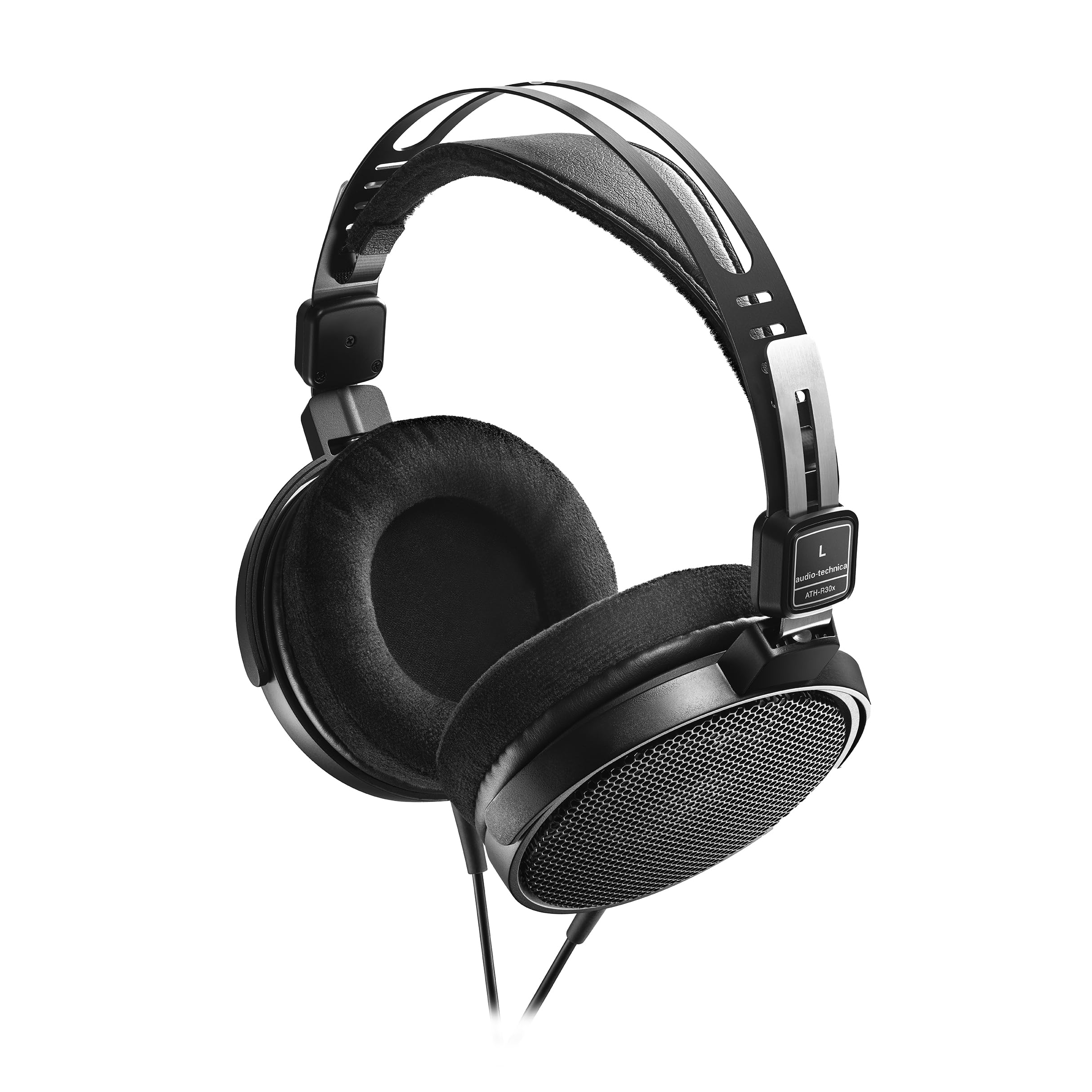 Audio-Technica ATH-R30X Open-Back Headphones (4-inch, Black)