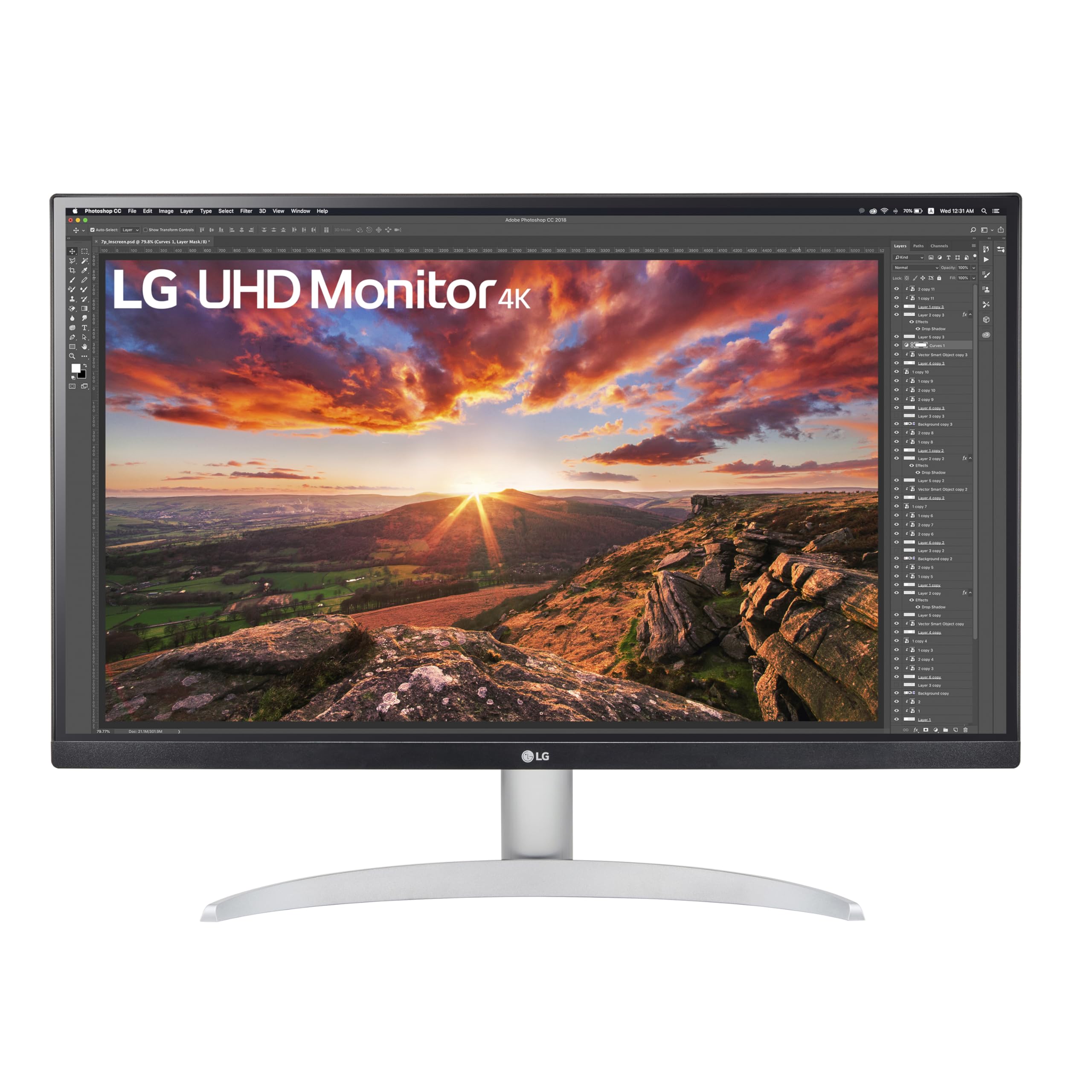LG 27UP600-W Ultrafine 4K UHD IPS Computer (27-inch, Black)