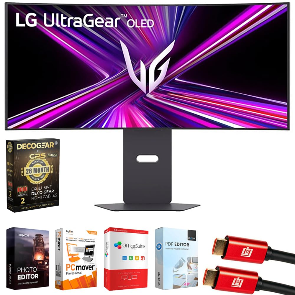 LG 34GX900A-B Ultragear WQHD OLED Curved Gaming Monitor