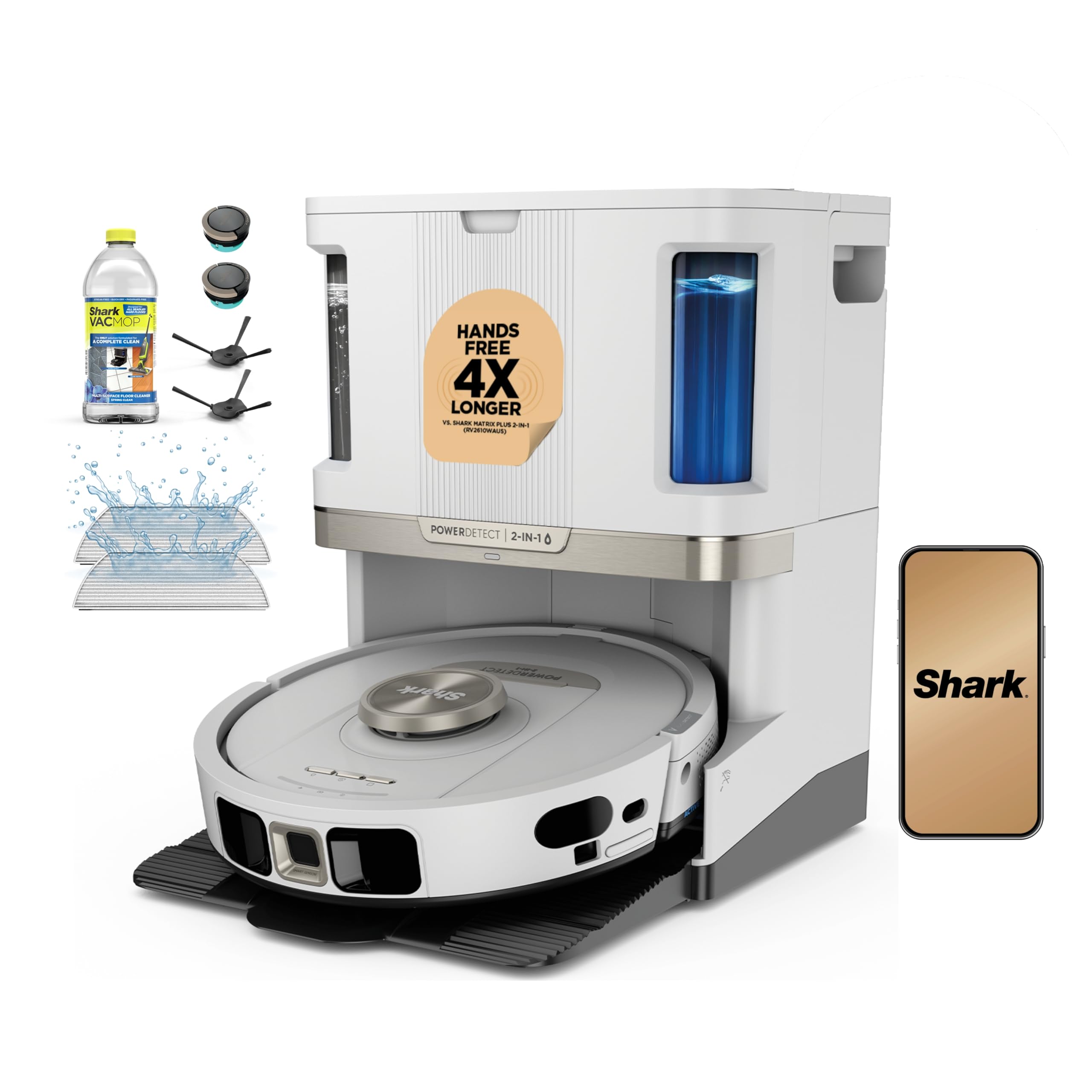Shark Robot Vacuum & Mop Combo, PowerDetect