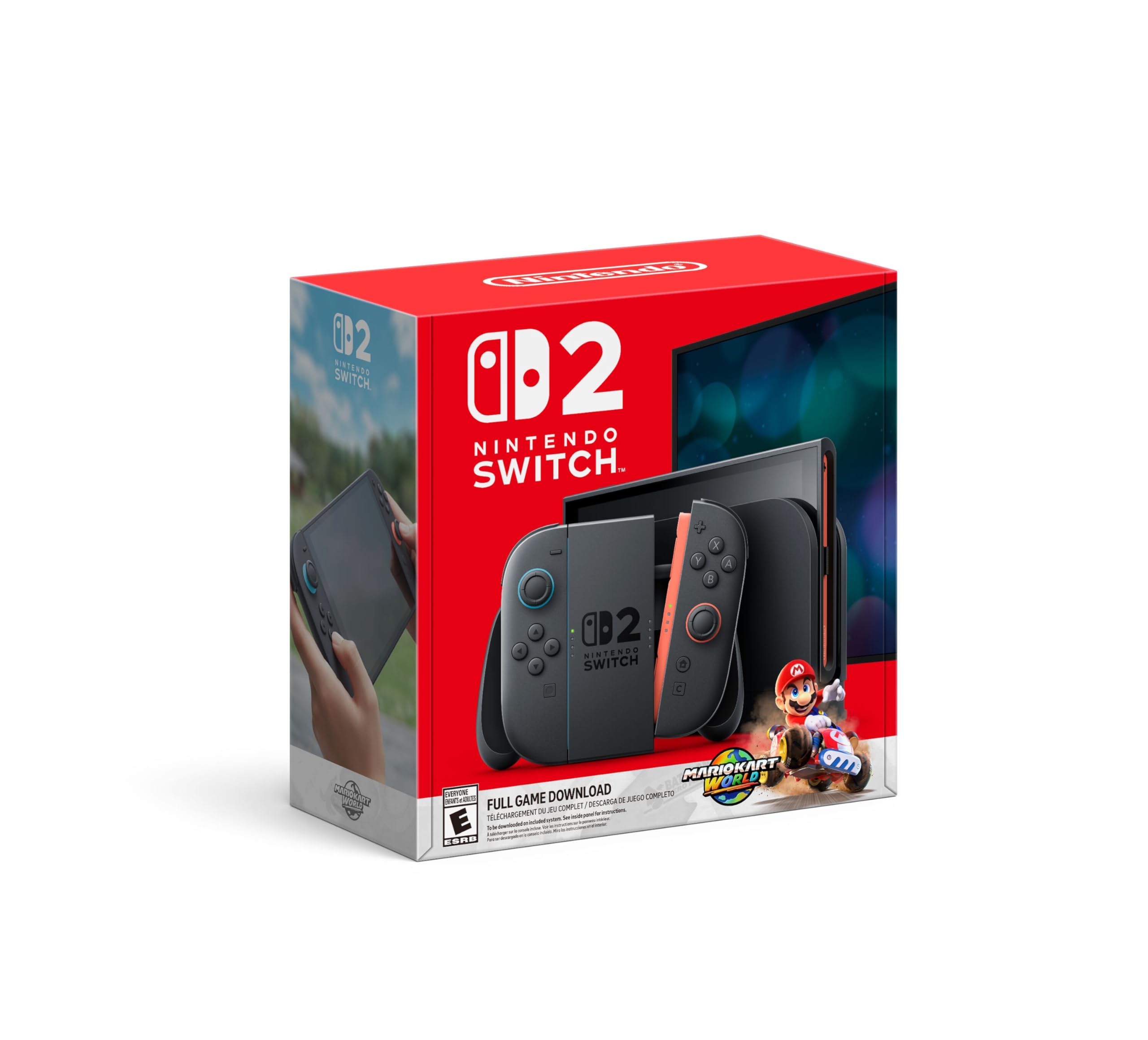 Nintendo Switch 2 + Mario Kart World (256GB, Multicolor)