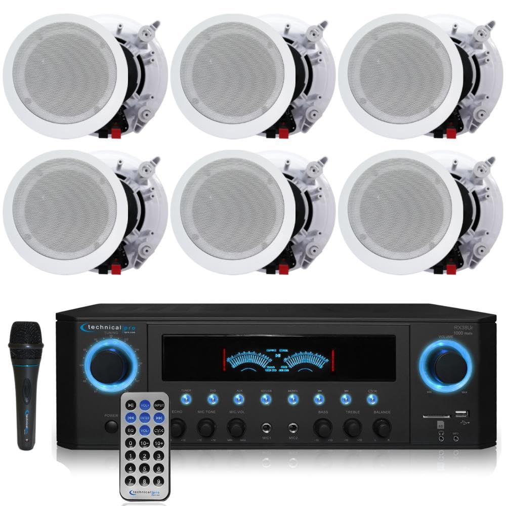 1000 Watts Home System w/USB SD Card