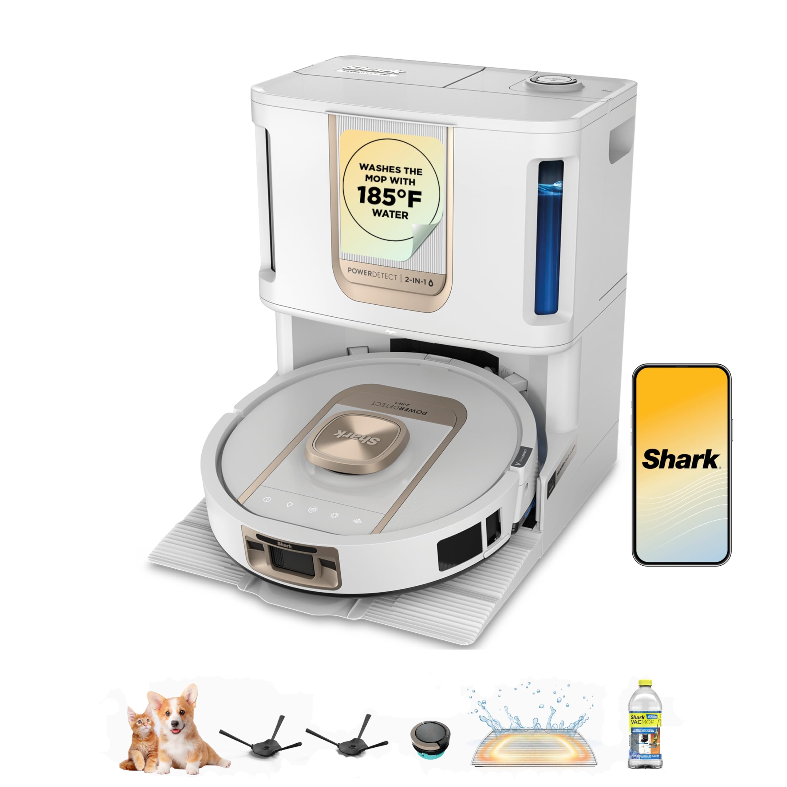 Shark Robot Vacuum & Mop Combo, PowerDetect