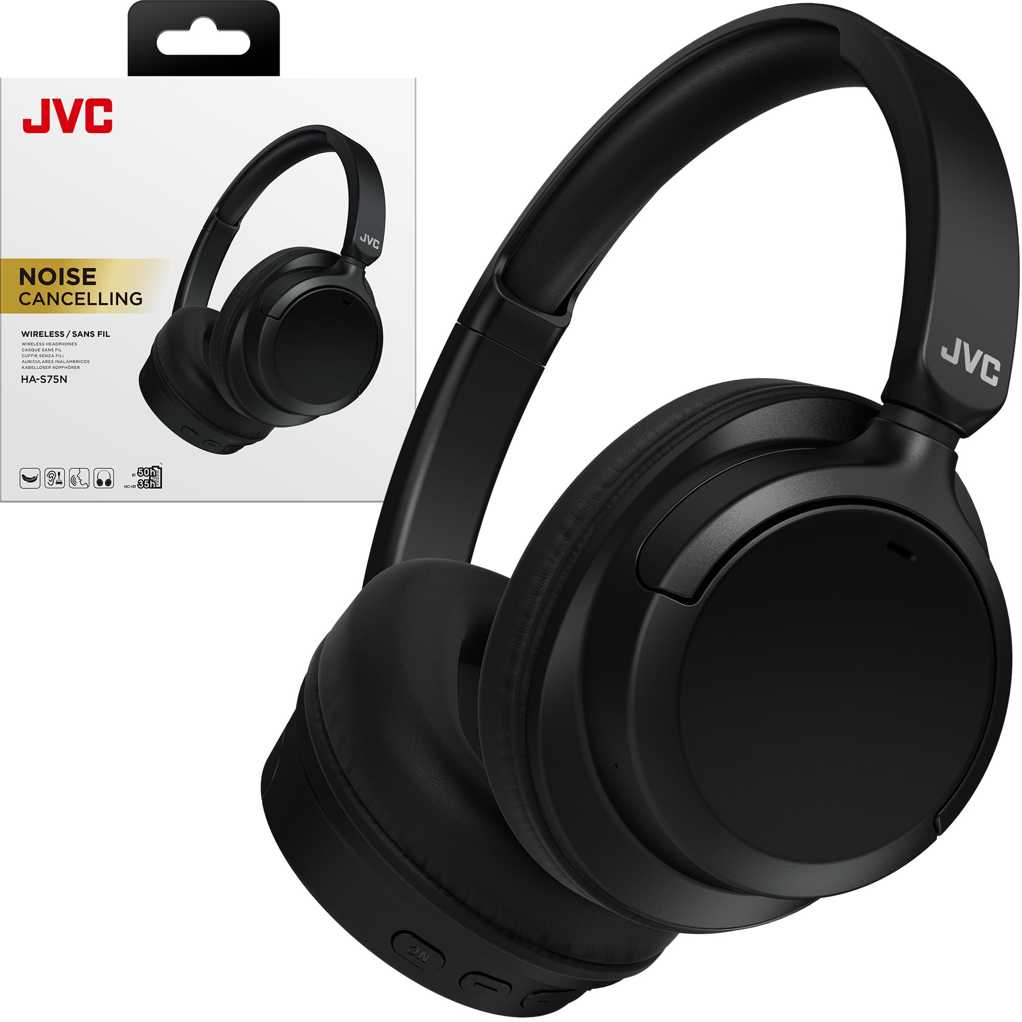 JVC Over Ear Wireless Active Noise Cancelling