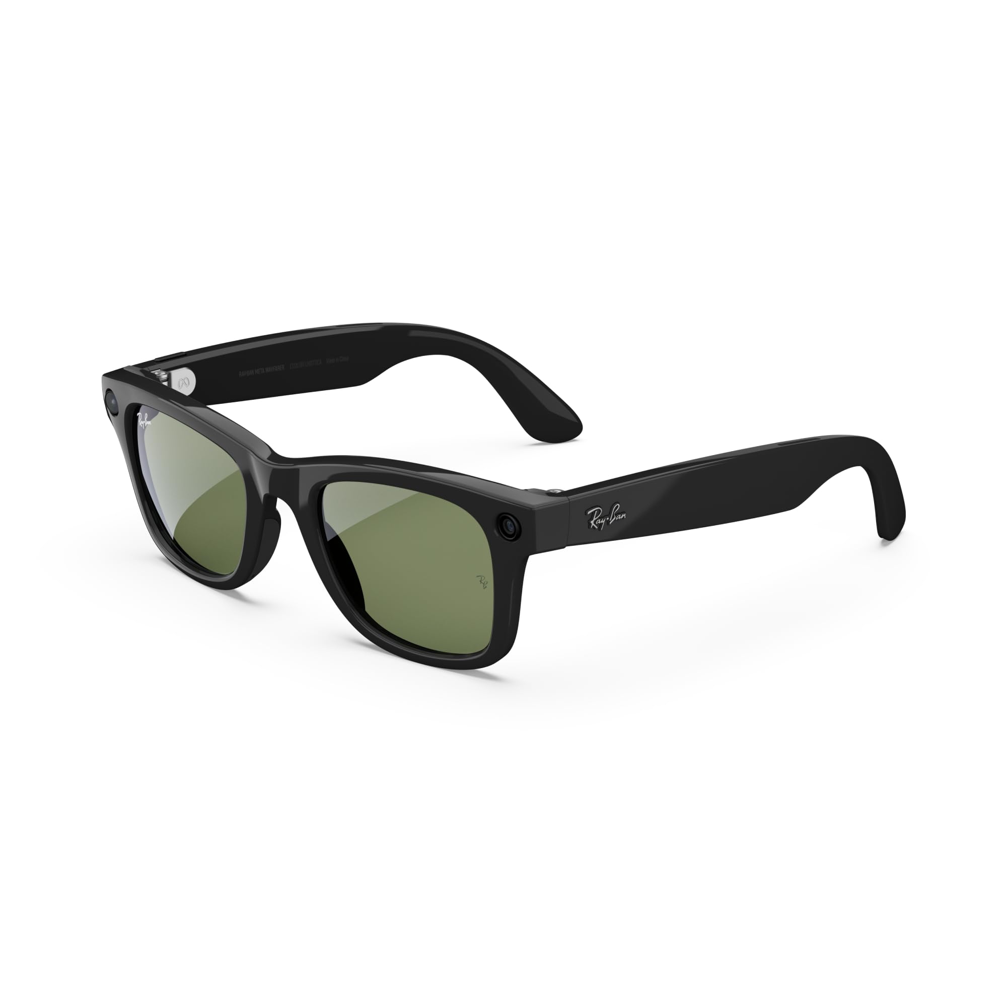 Ray-Ban Meta , Wayfarer, Large Shiny Black