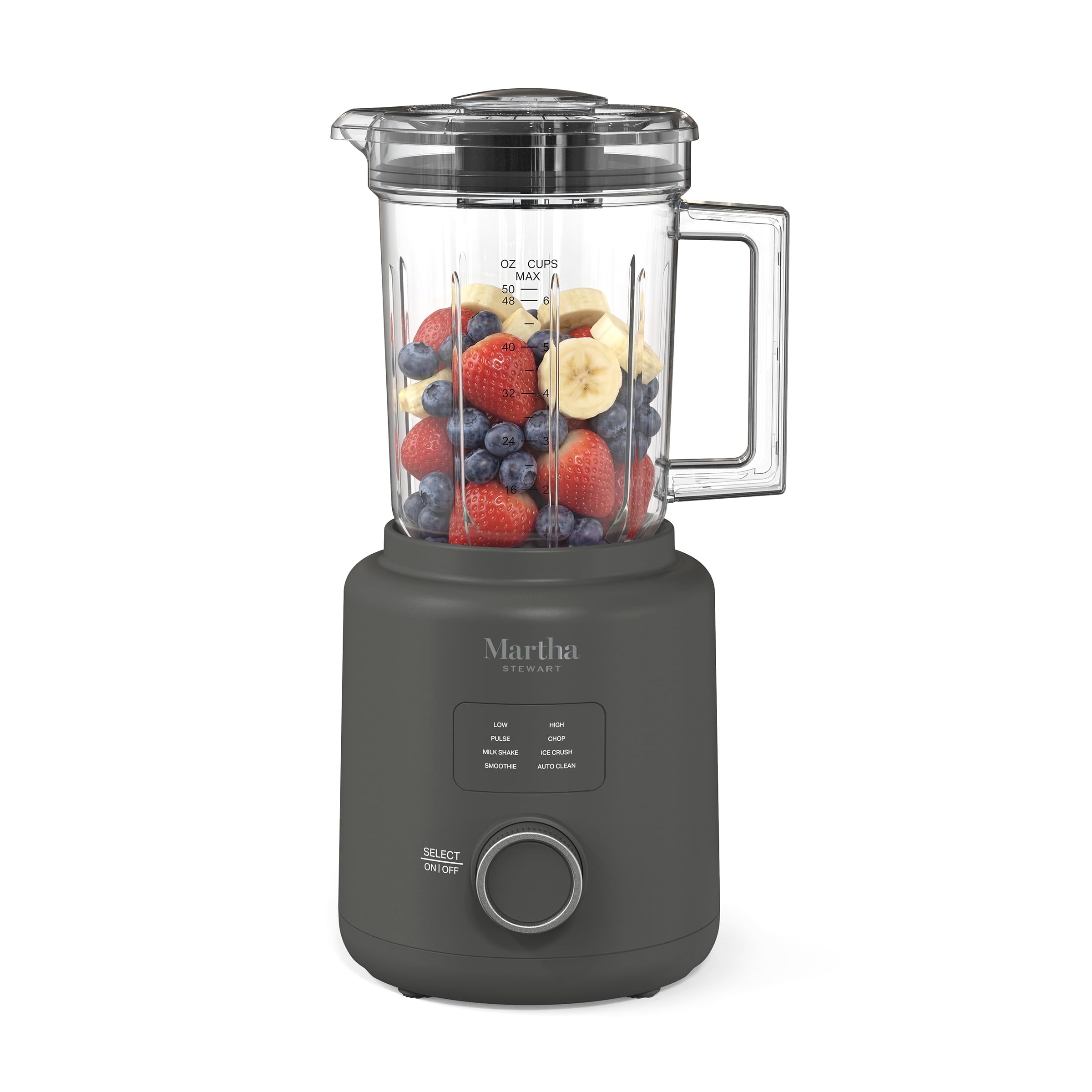 Martha Stewart 50oz Countertop Blender, Smoothie, Margarita