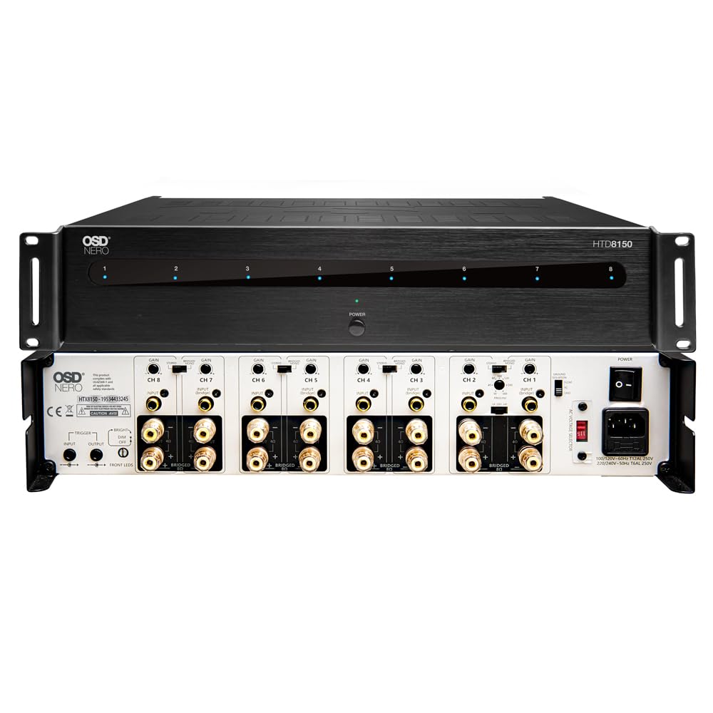 OSD Audio Nero 8-Channel Home Theater Amplifier