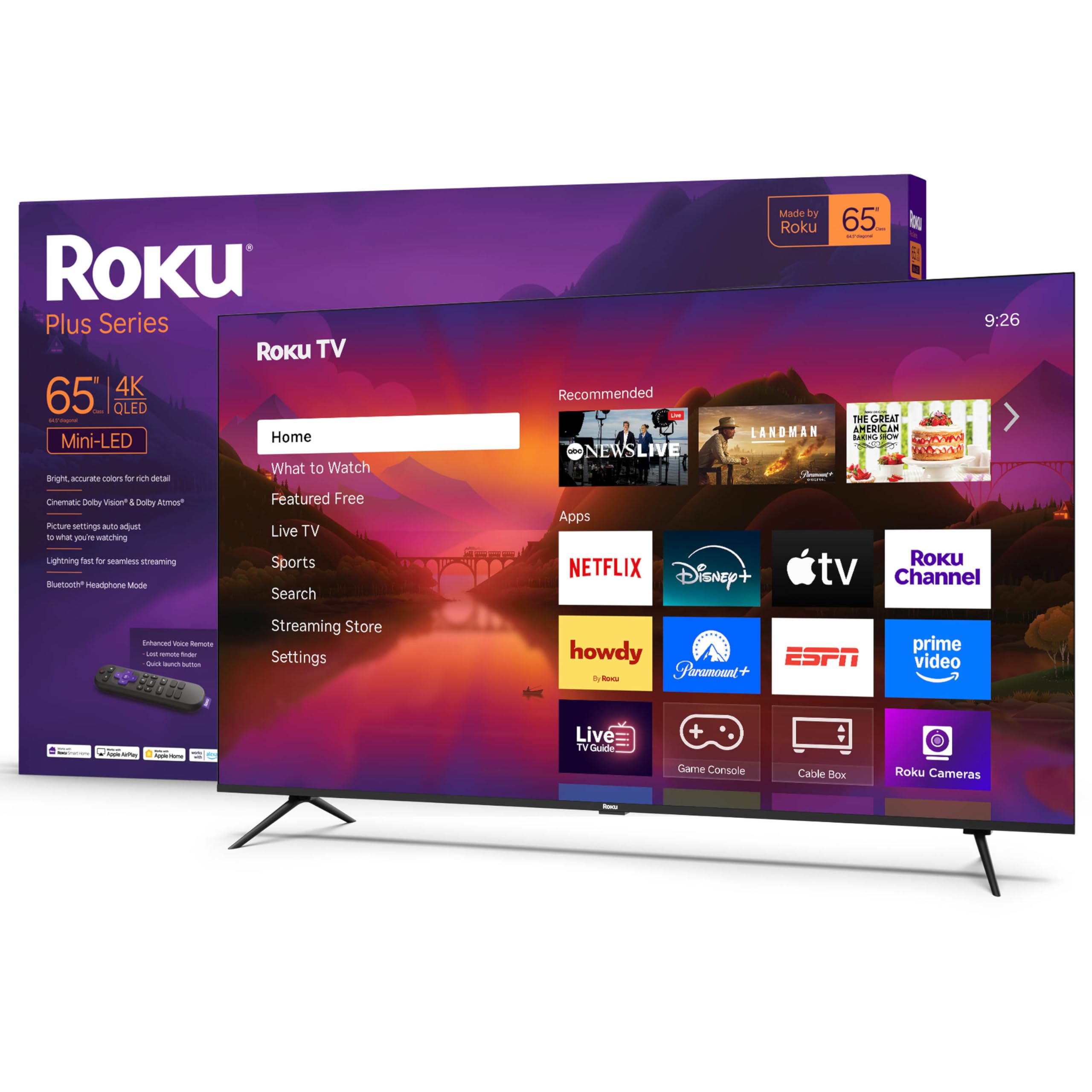 Roku Smart TV, Plus Series, Mini-LED