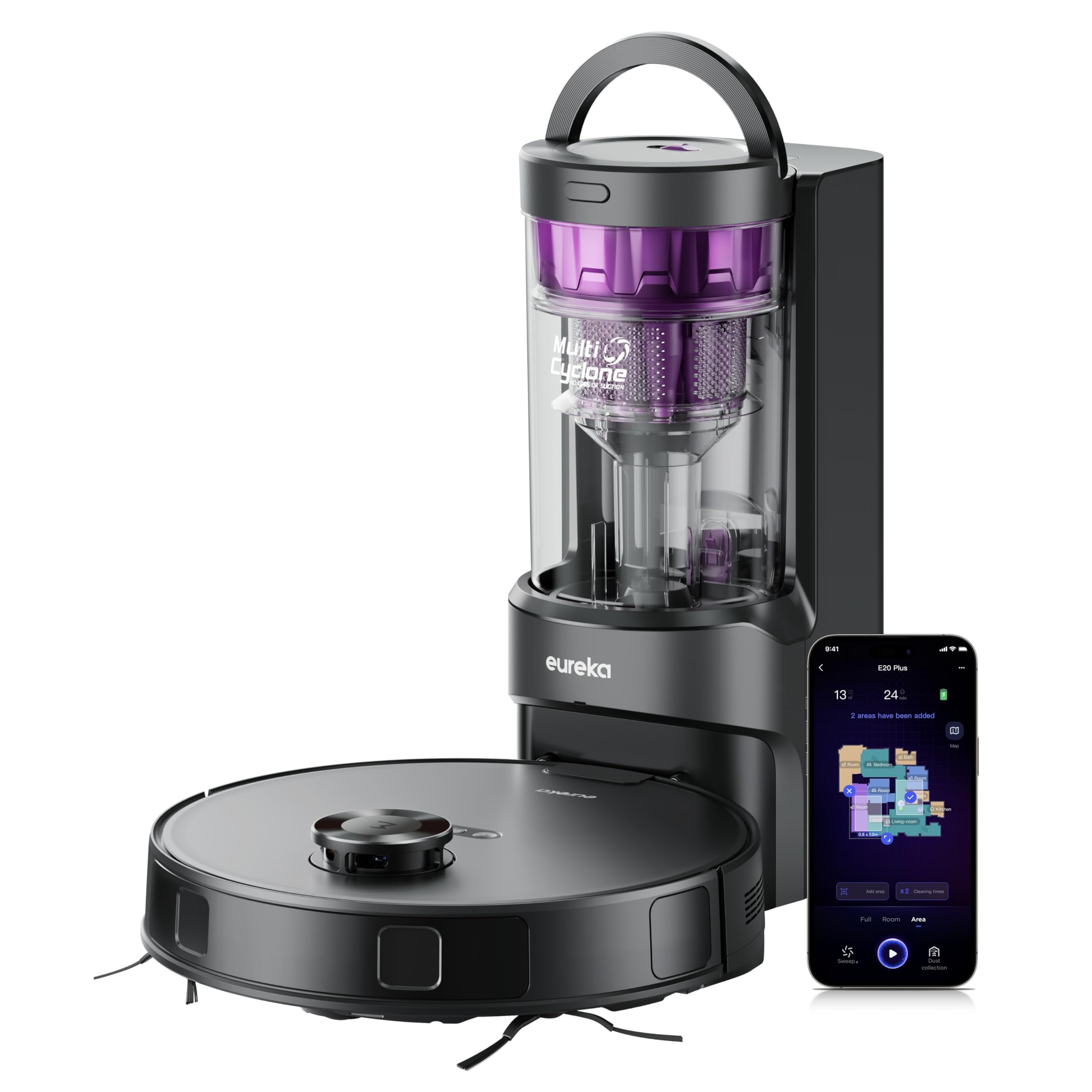 Eureka E20 Plus Robot Vacuum Mop Combo