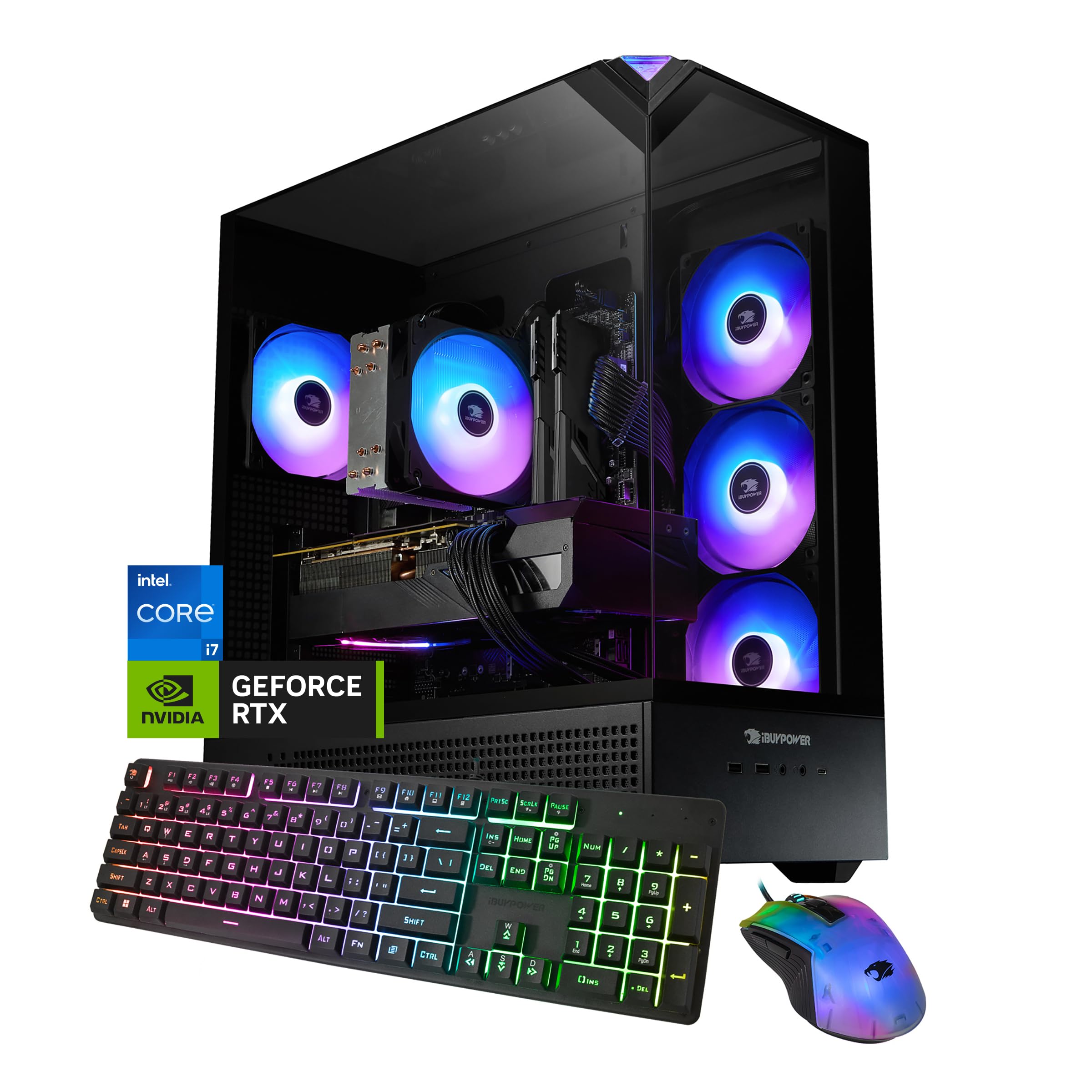 iBUYPOWER Element Gaming PC Desktop Computer Intel
