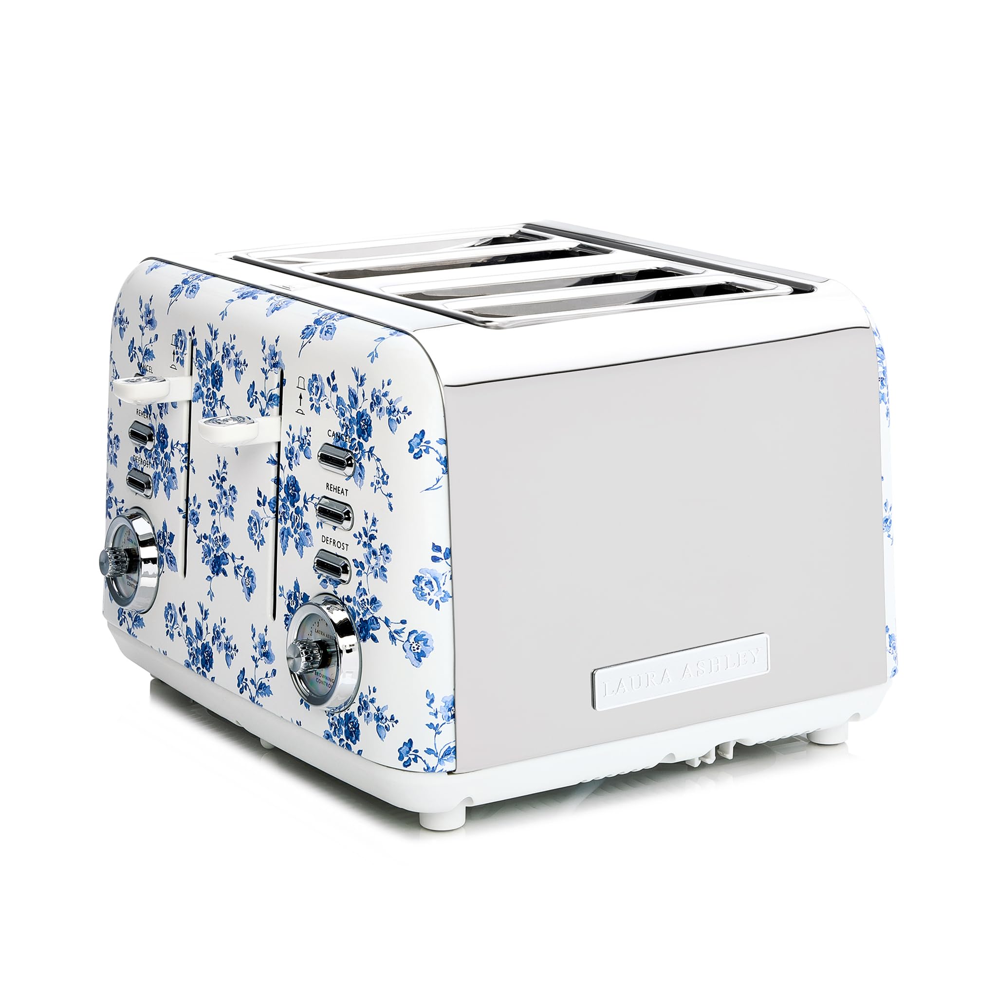 VQ Laura Ashley Stainless Steel 4 Slice