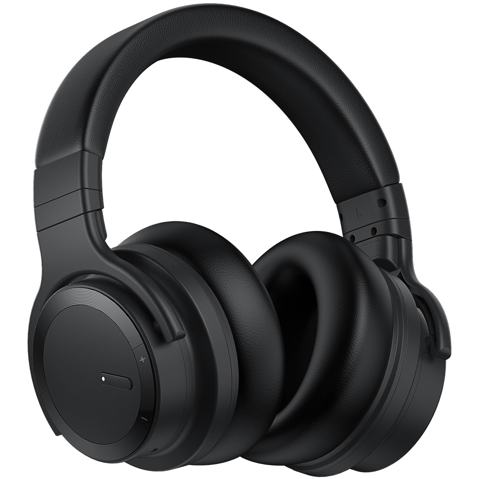 commalta Noise Cancelling Headphones Wireless Bluetooth Headphones (Black)