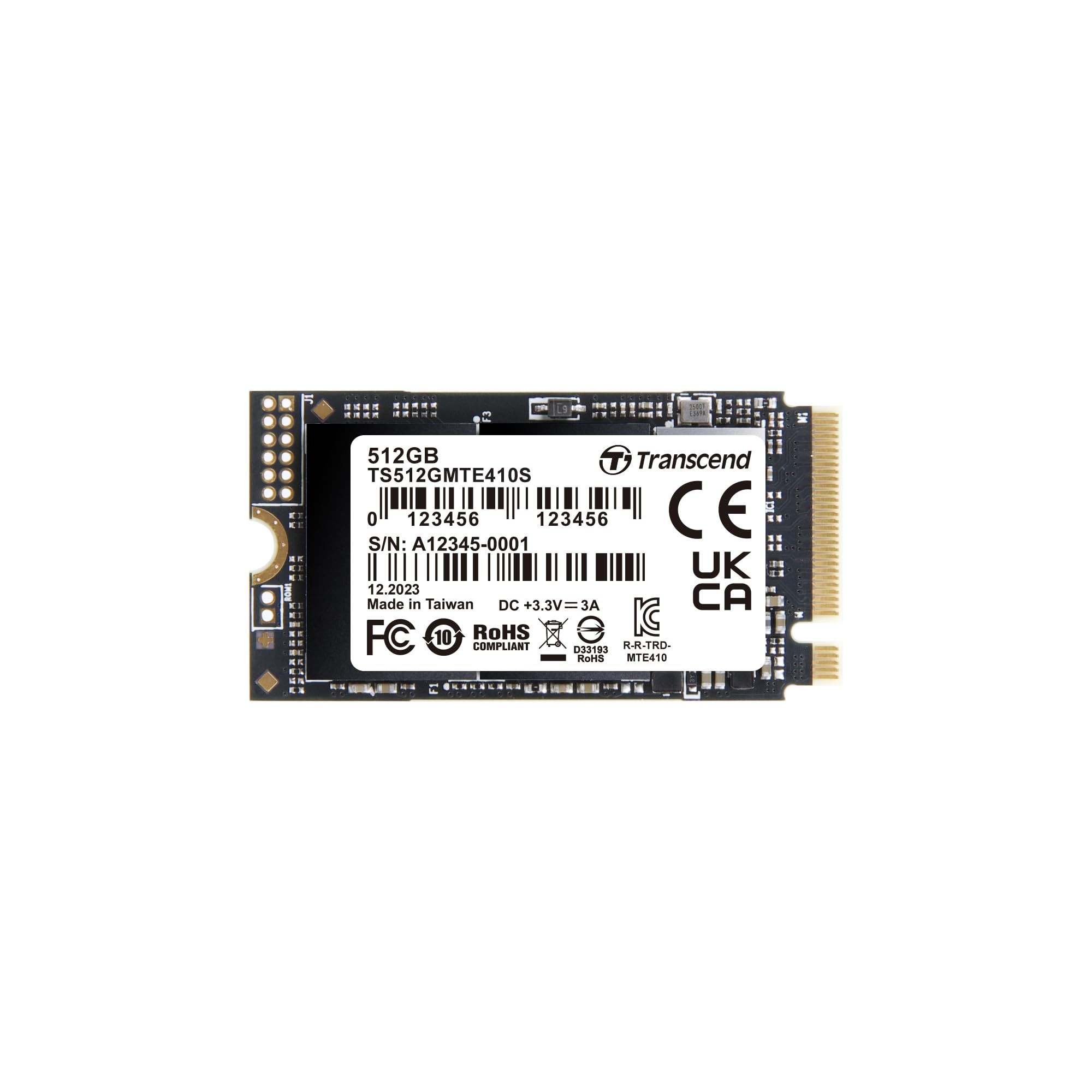 Transcend M.2 2242 SSD MTE410S, PCIe Gen4x4