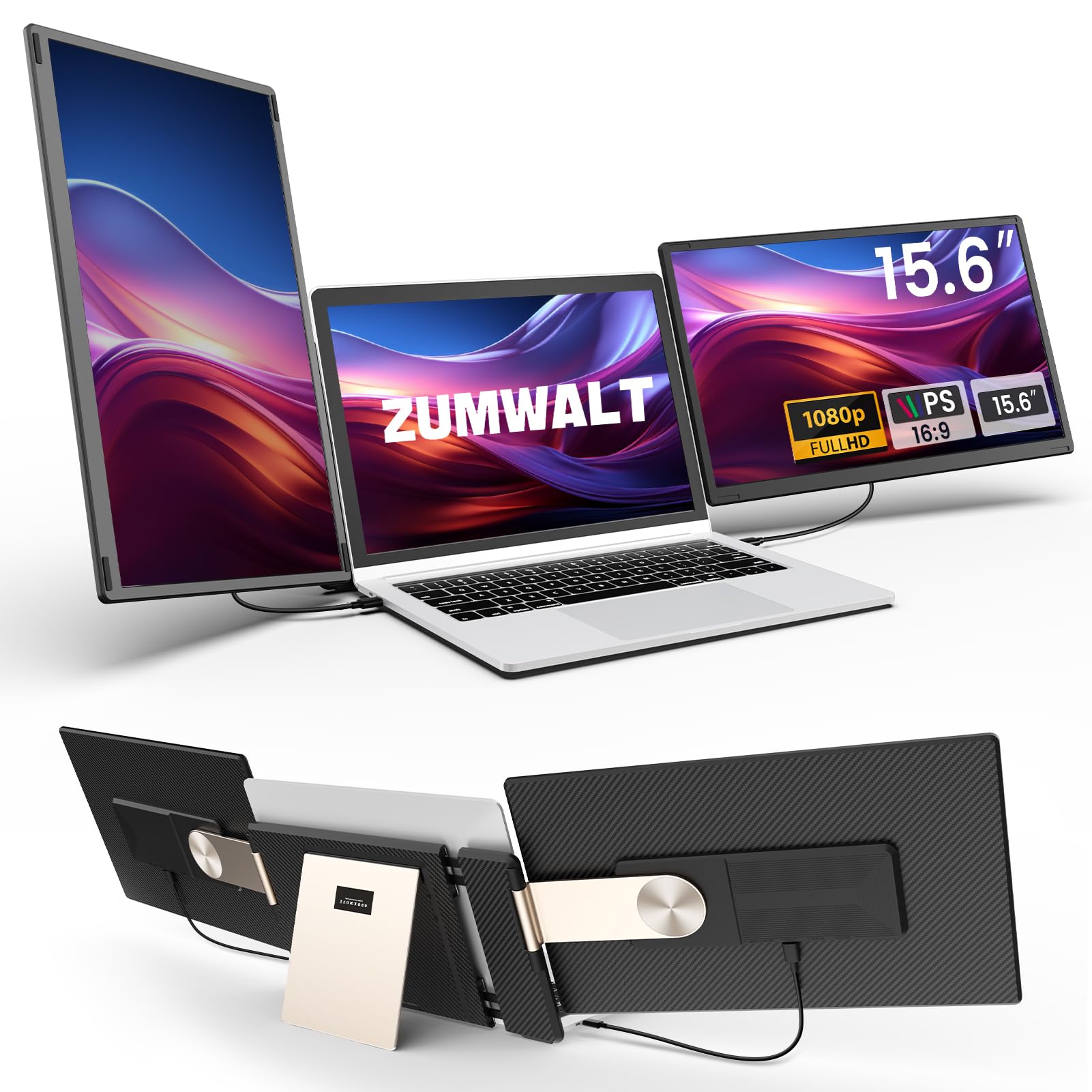 ZUMWALT 15.6" Screen Extender