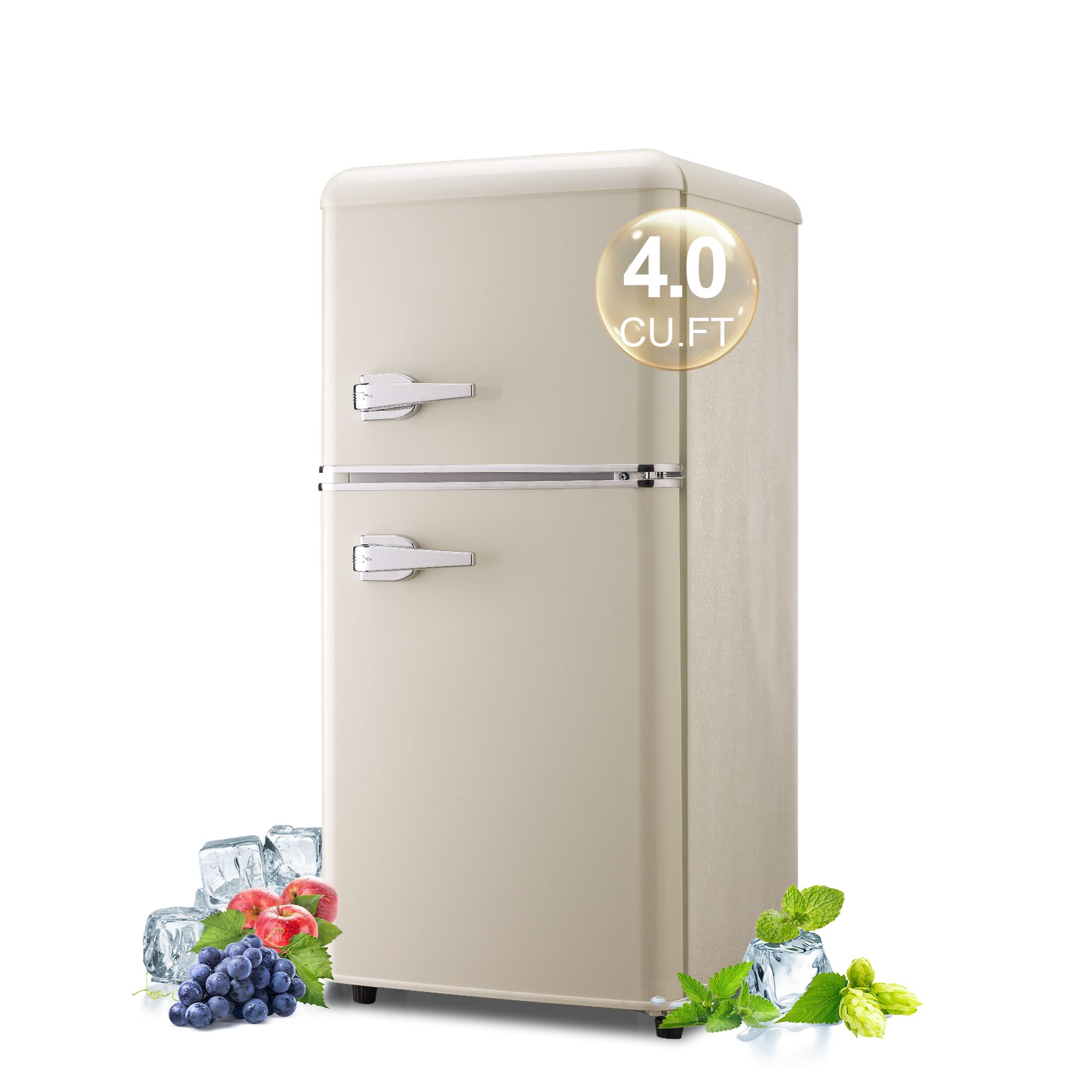 BINMIT Retro Mini Fridge
