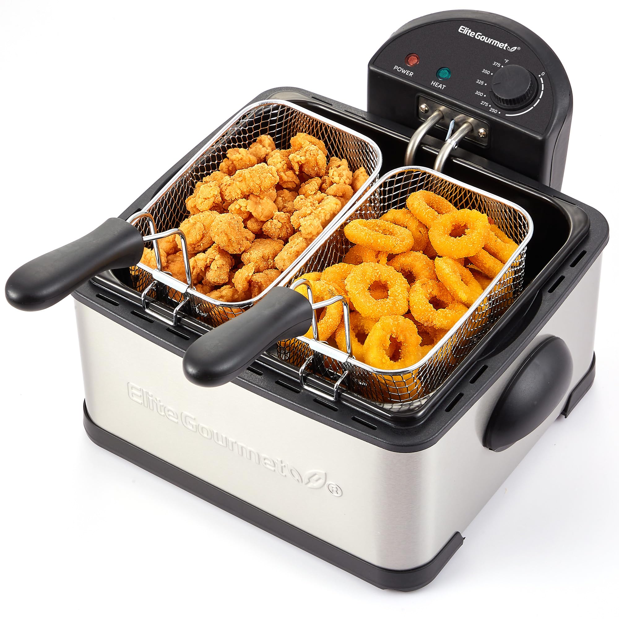 Elite Gourmet Electric Deep Fryer, 4.5 Qt