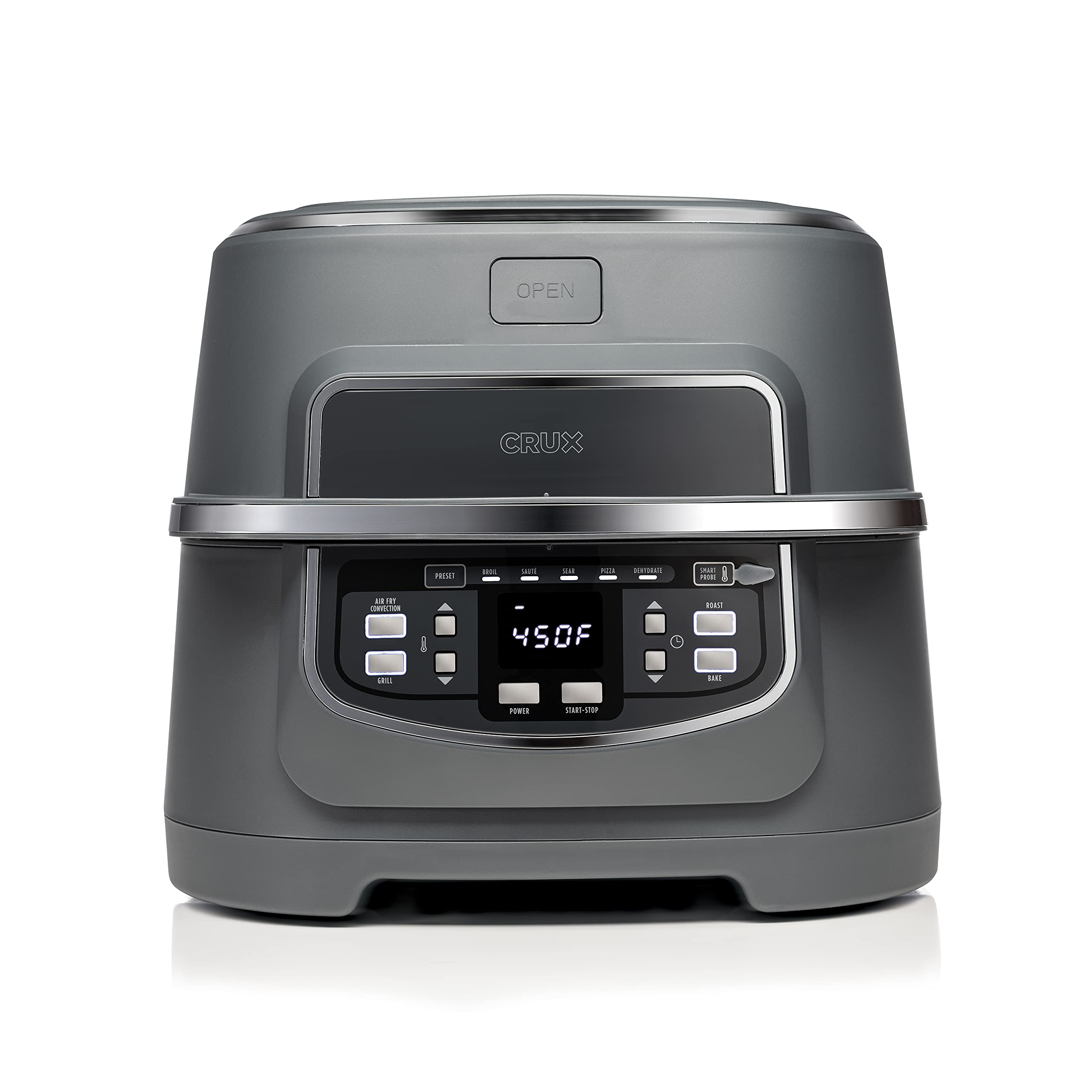 CRUX Smokeless Indoor Grill Digital Air Fryer
