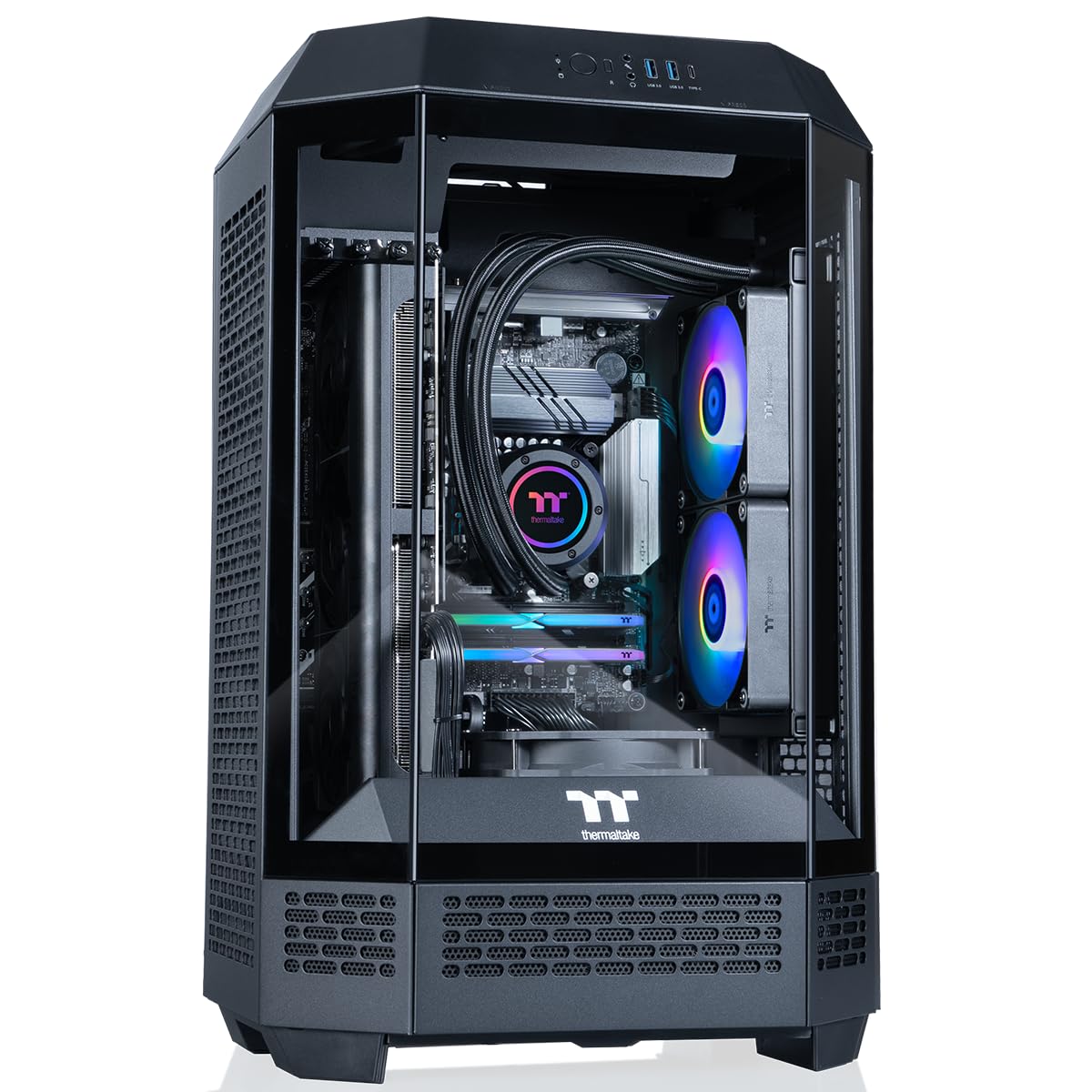 Thermaltake LCGS Reactor 7897X Gaming Desktop T3BK-B650-97X-LCS