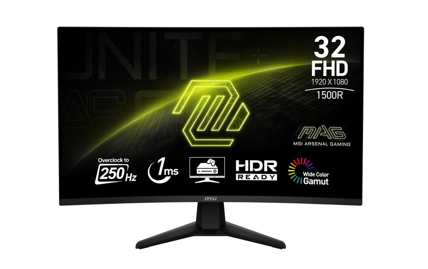 msi MAG 32C6X 1920 x 1080 Computer