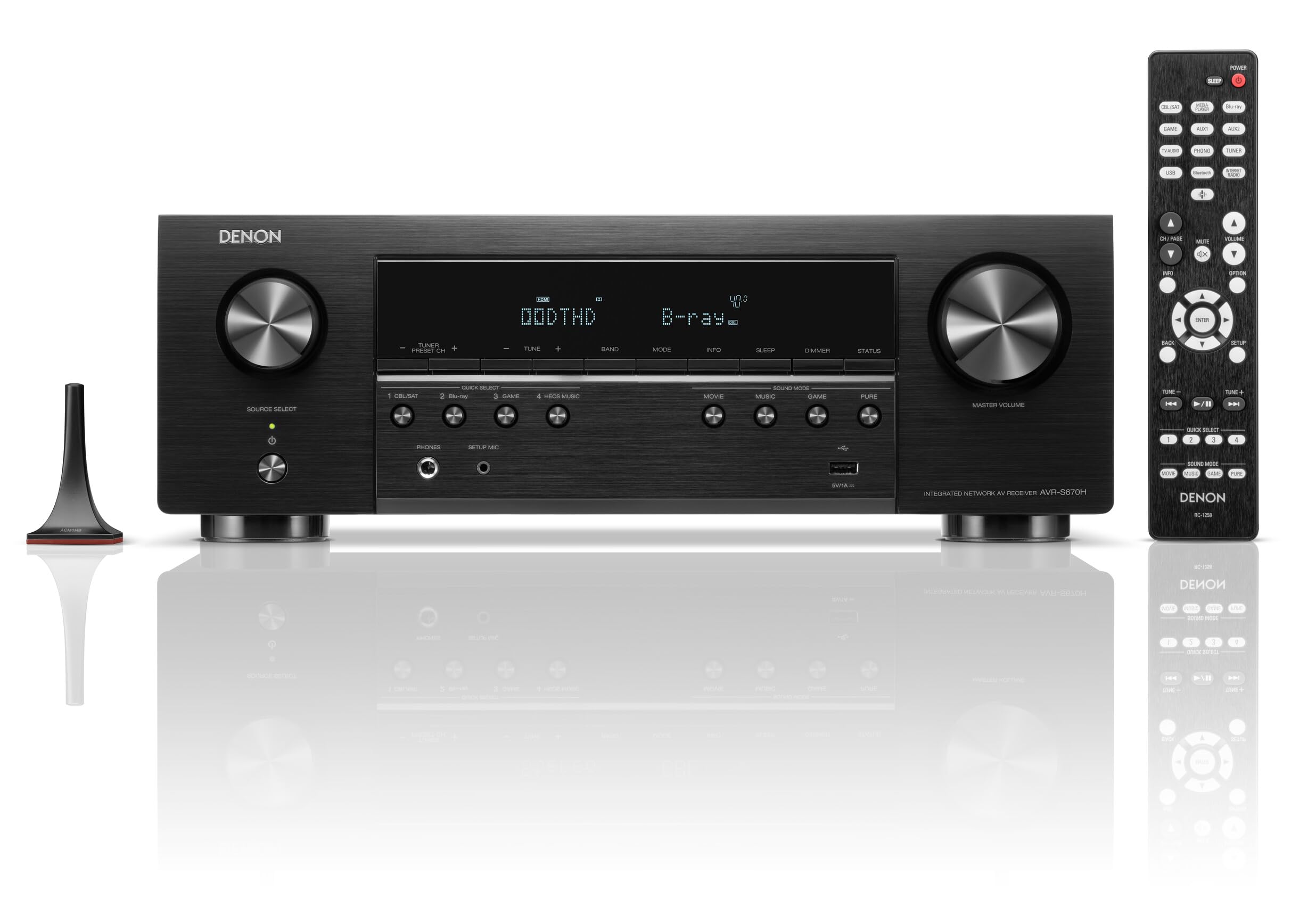 Denon AVR-S670H 5.2 Ch Home Theater Receiver