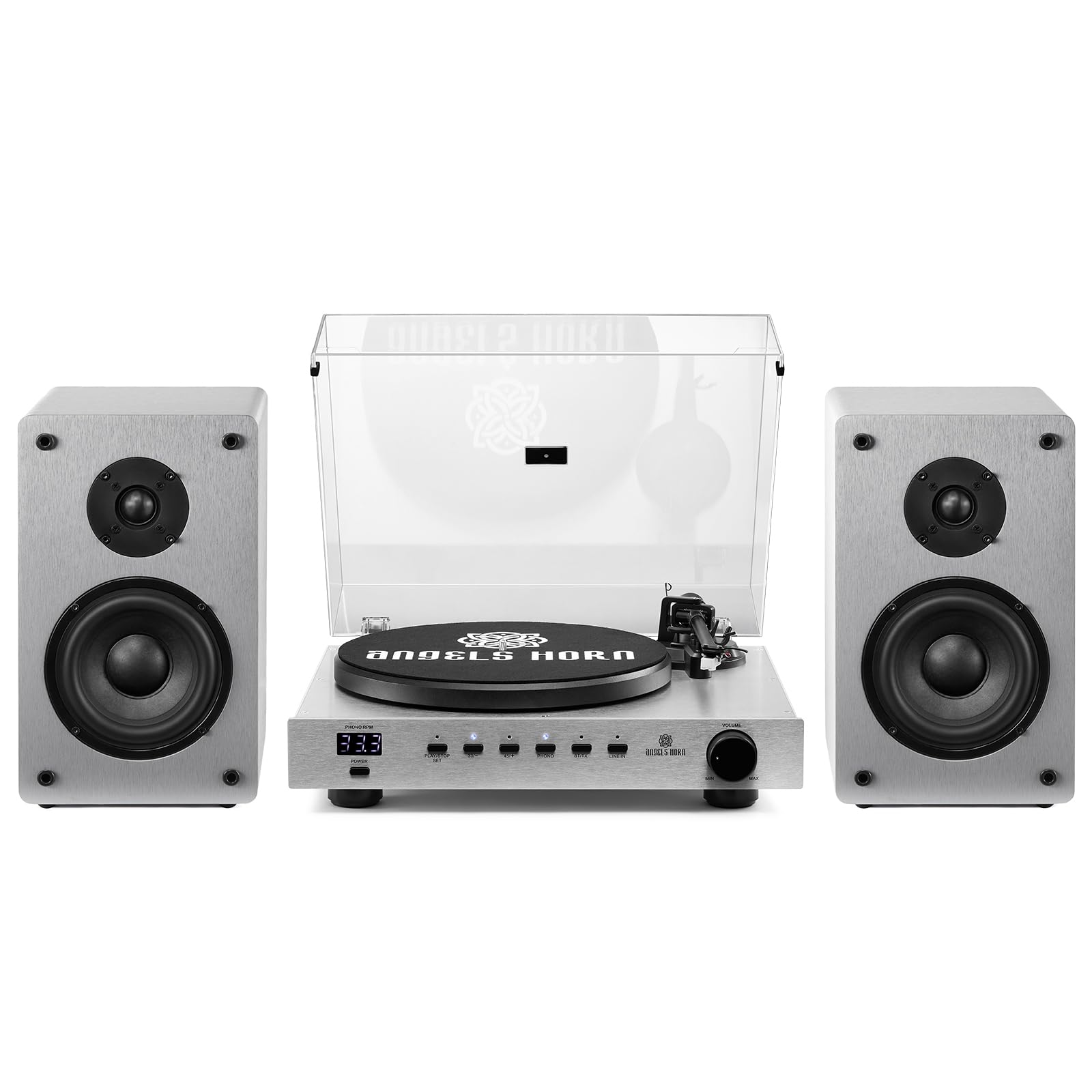 ANGELS HORN Hi-Fi Bluetooth Turntable