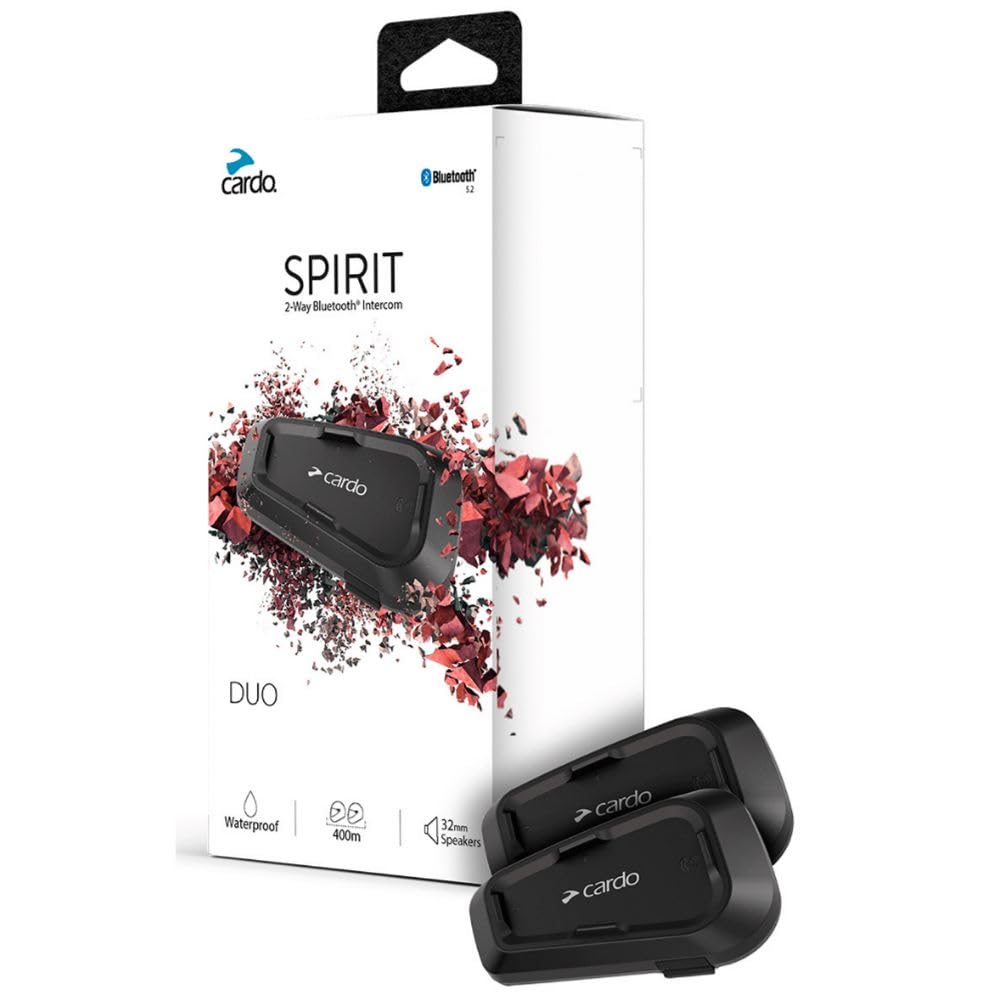 Cardo Systems Spirit Motorcycle Bluetooth Communication Headset