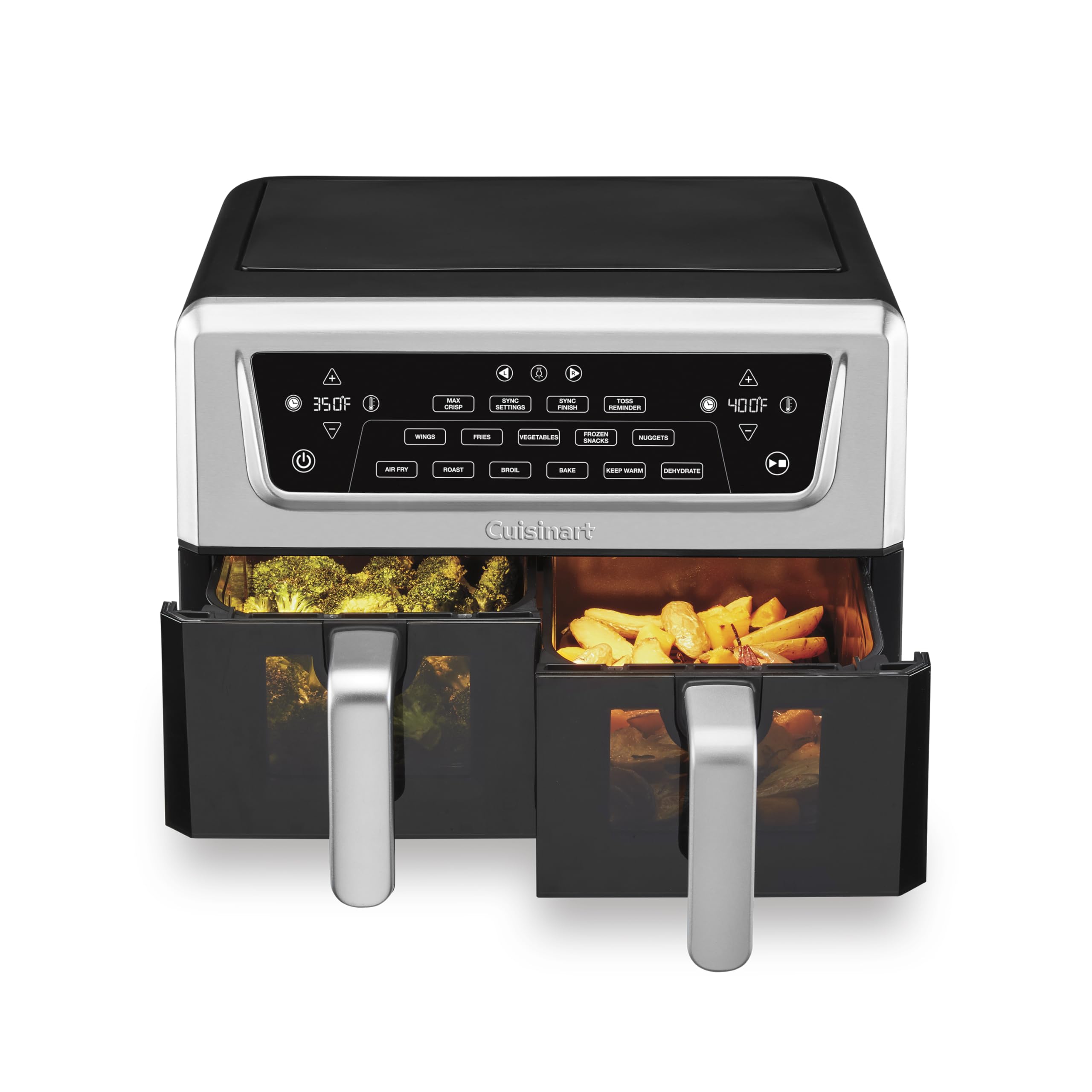 Cuisinart Dual Basket Air Fryer, Two Baskets