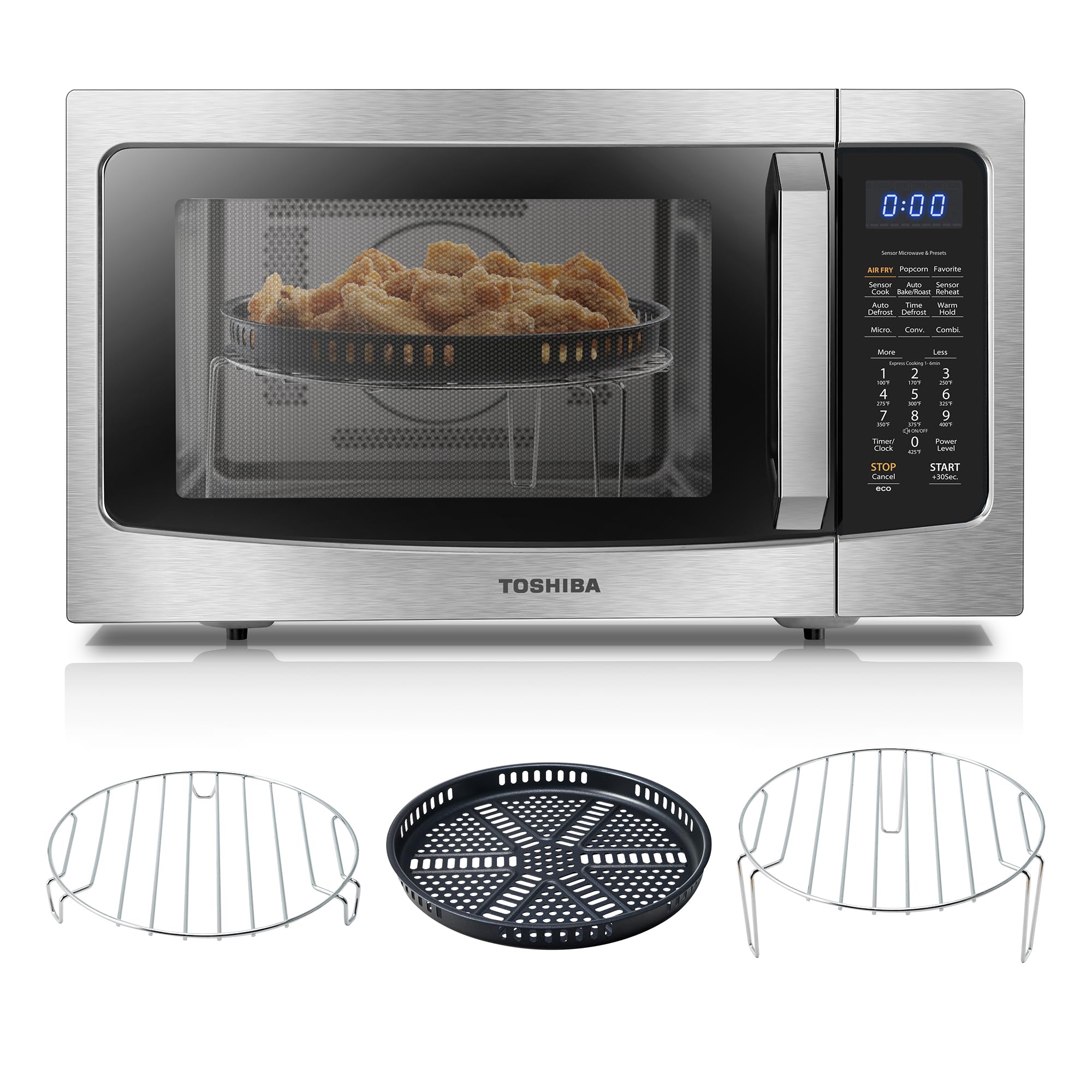 Toshiba Air Fryer Combo 4-in-1 Countertop Microwave