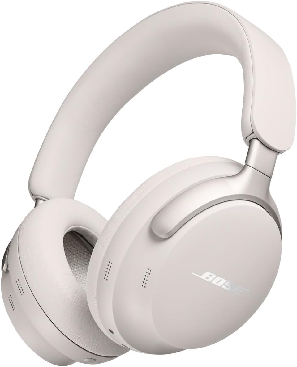 Bose QuietComfort Ultra Bluetooth Headphones, Wireless Headphones (White)