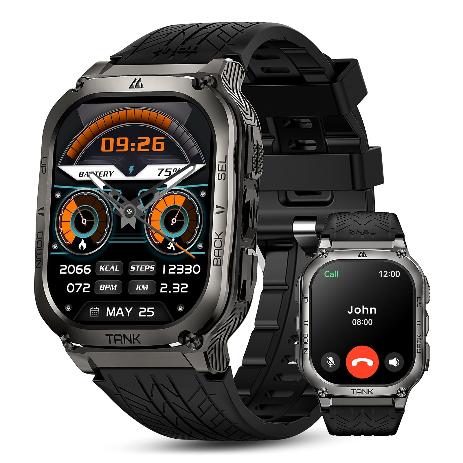 AMAZTIM Smart Watch, 60 Days Extra-Long Battery