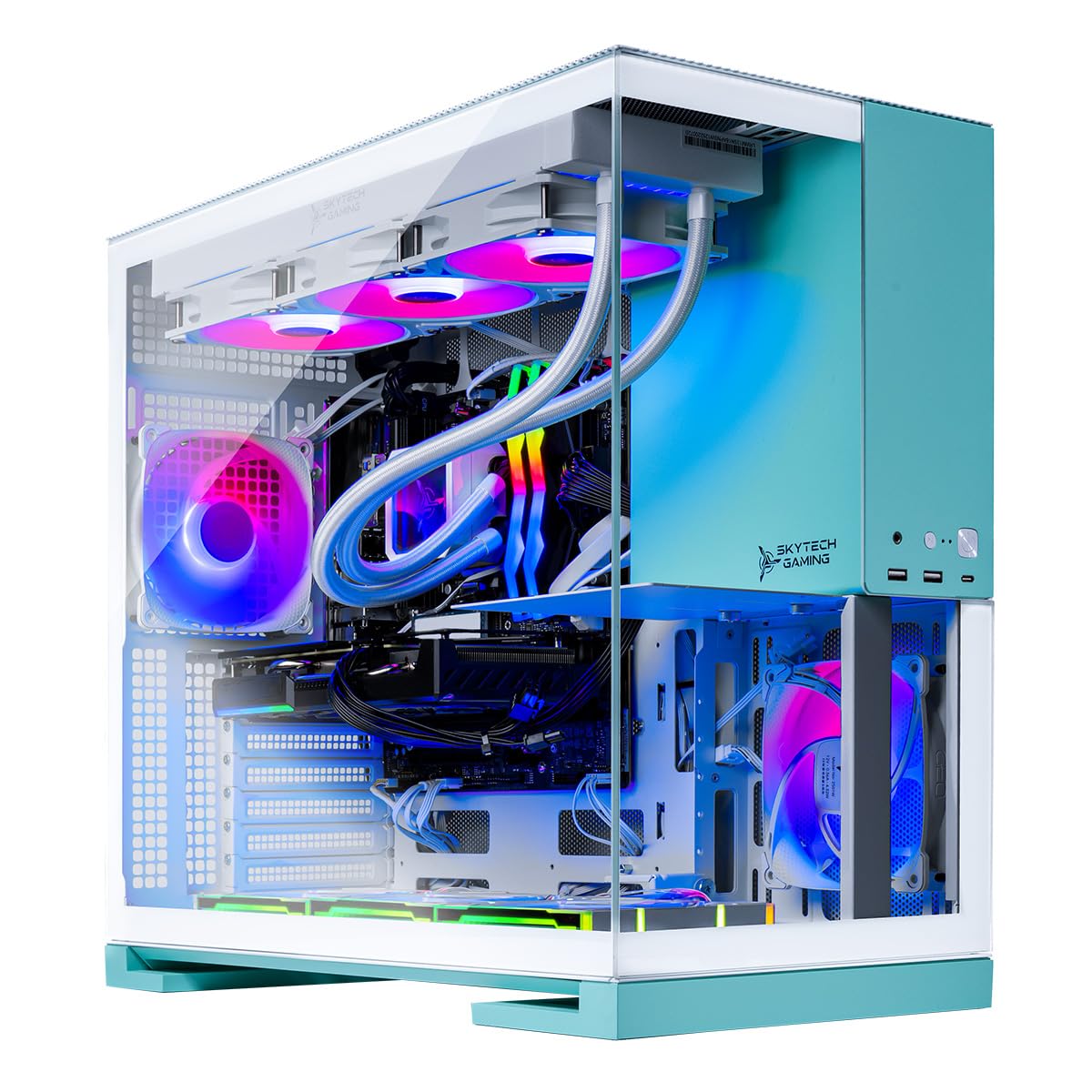 Skytech Gaming Aqua Desktop PC, Intel Ultra