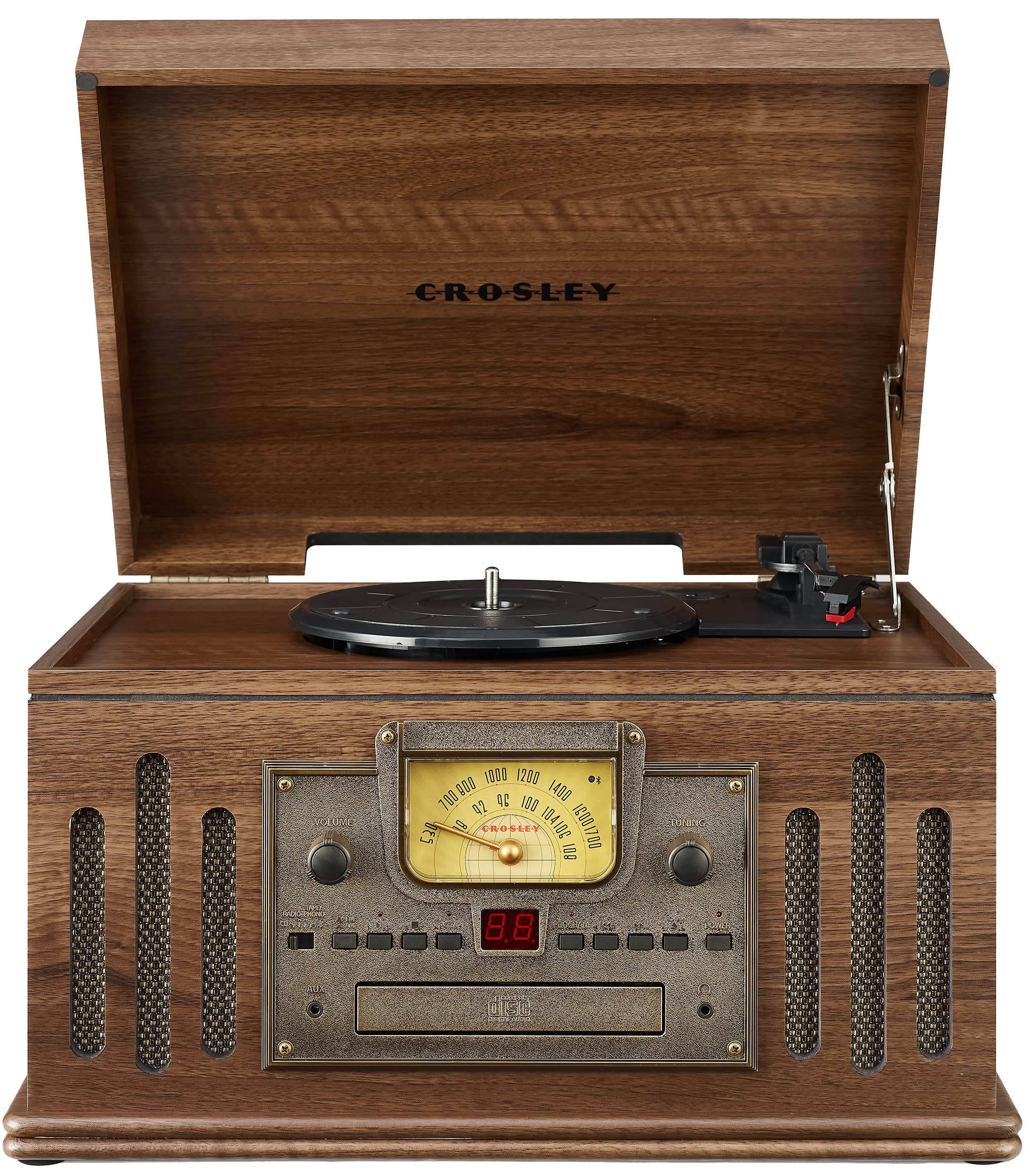 Crosley CR704B-WA Musician 3-Speed Turntable