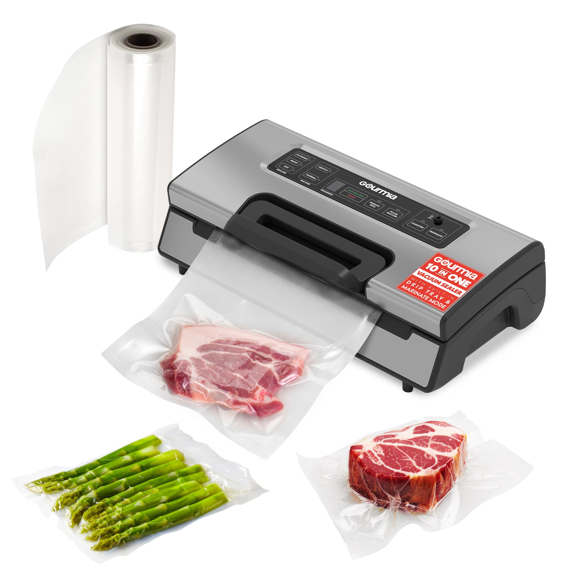 Gourmia Vacuum Sealer, Food Preservation System