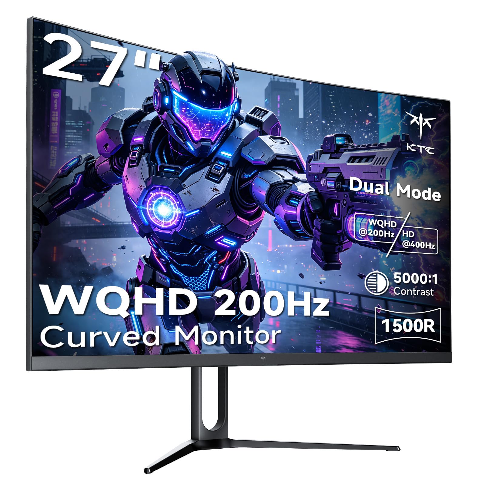 KTC 1440p Curved Gaming Monitor