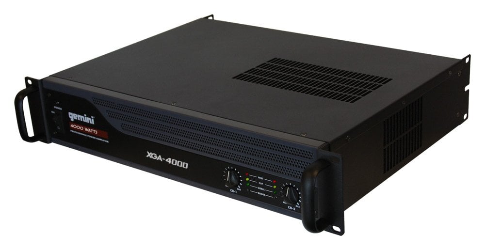 Gemini Professional 4000W 2-Channel Power Amplifier, 