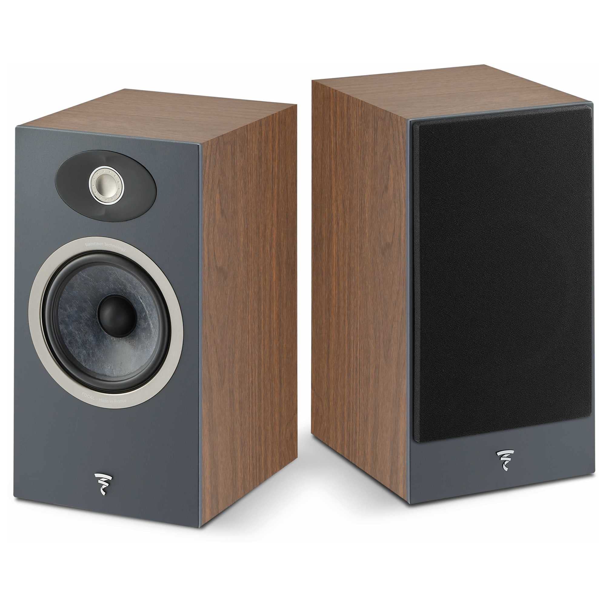 Focal Theva N°1-2-Way Bookshelf Loudspeakers, Pair, Dark