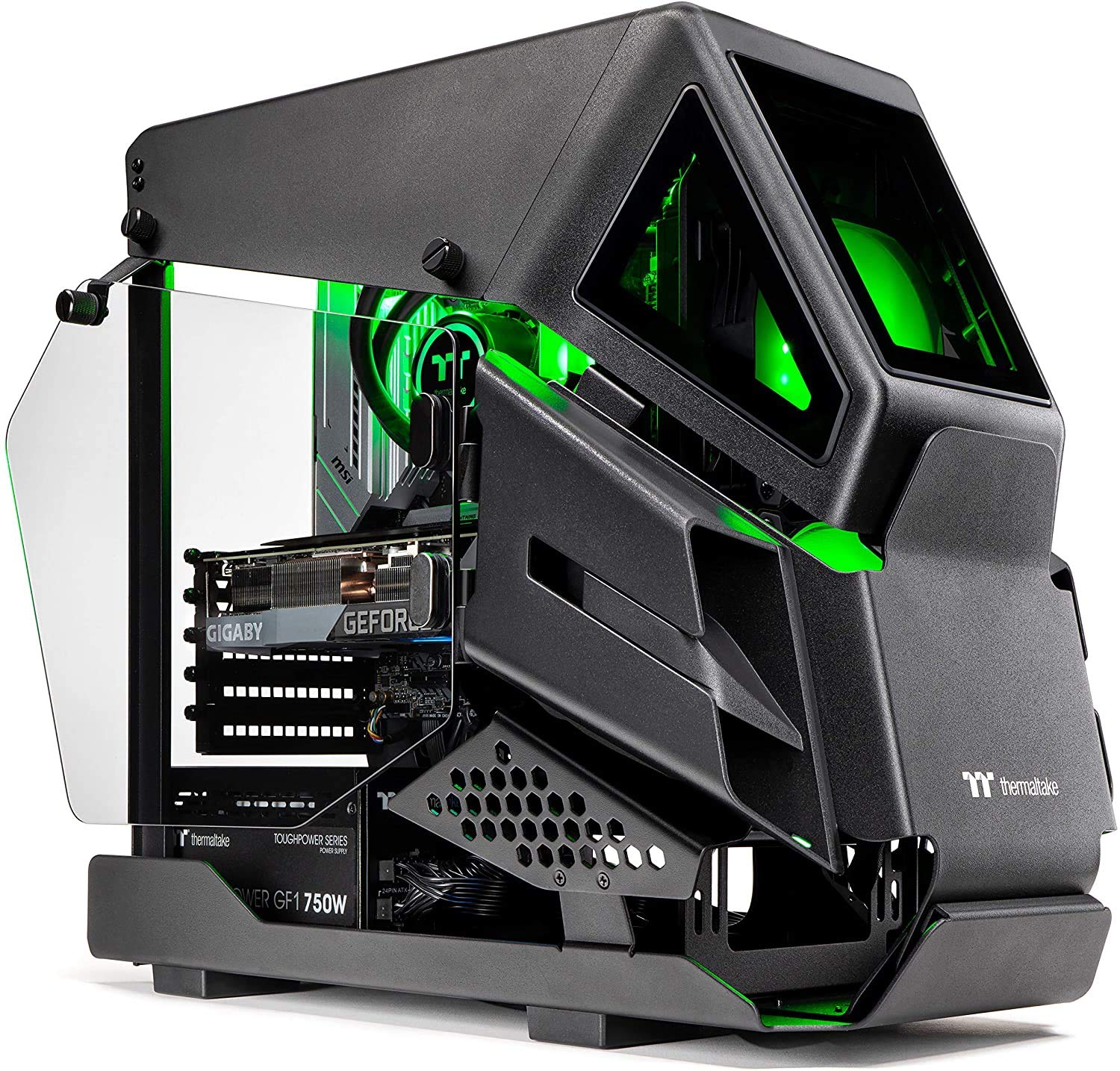 Thermaltake AH-370 Liquid-Cooled PC Gaming Desktop Computer